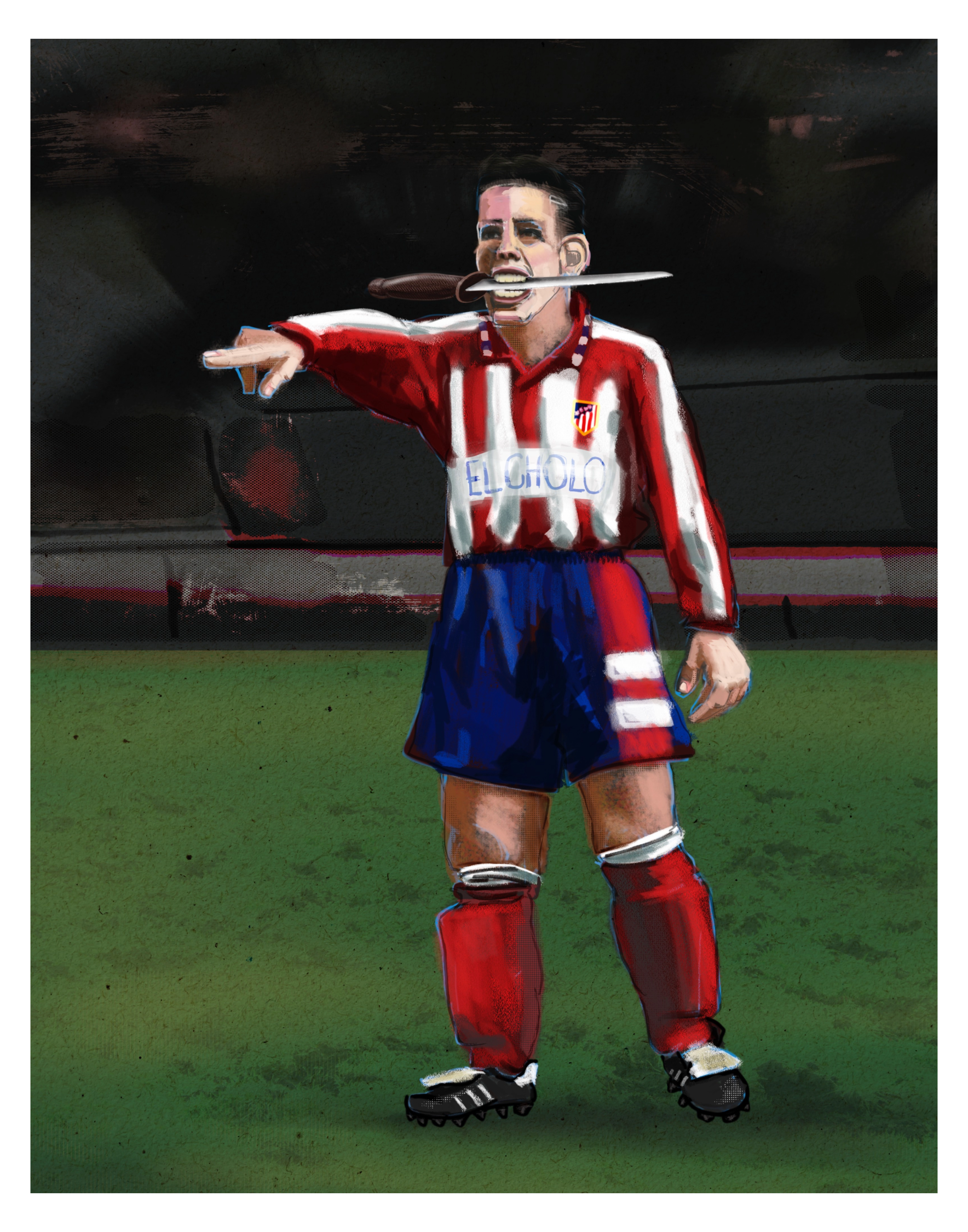 Diego Simeone "El Cholo" Fine Art Print