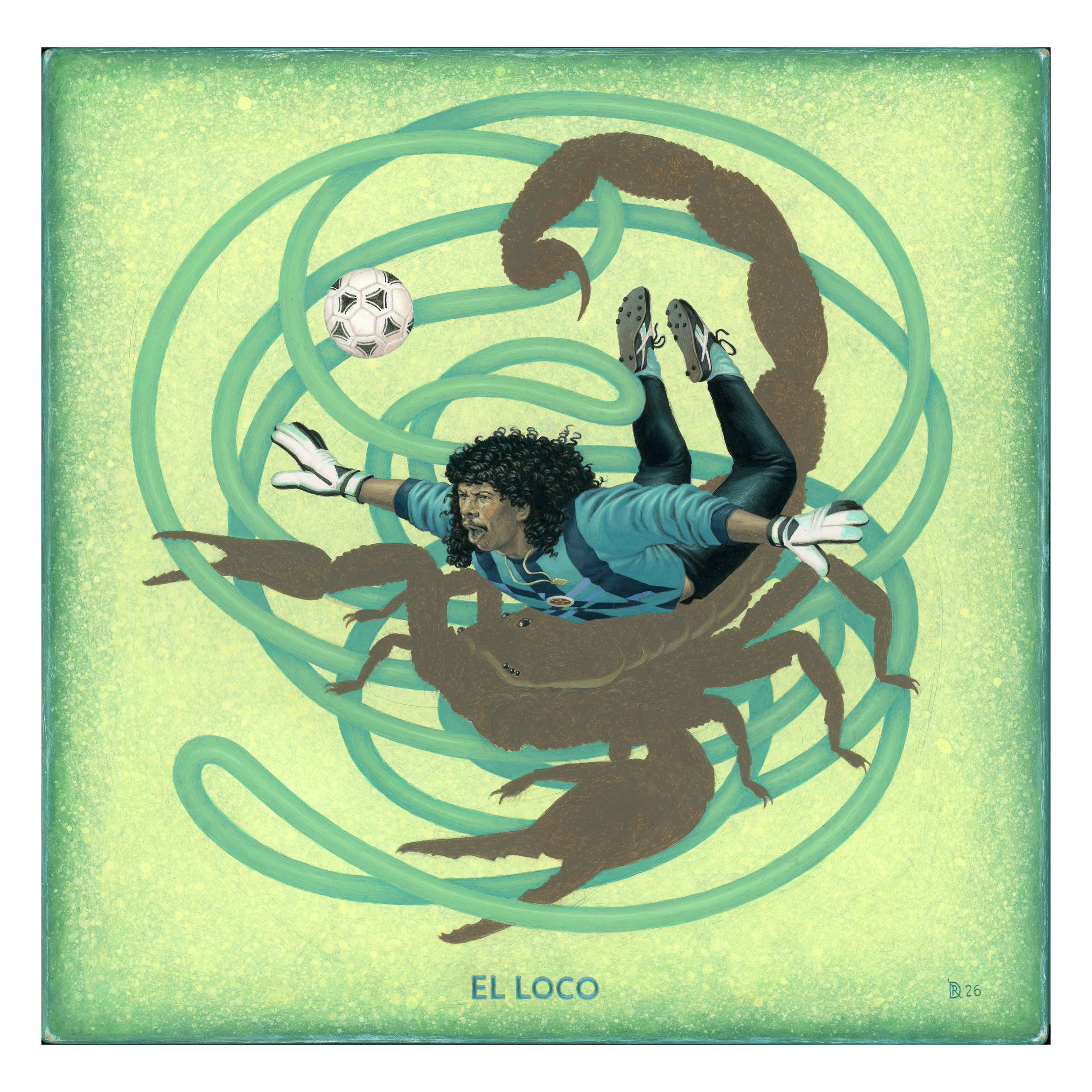 "Rene Hilguita El Loco" Fine Art Print