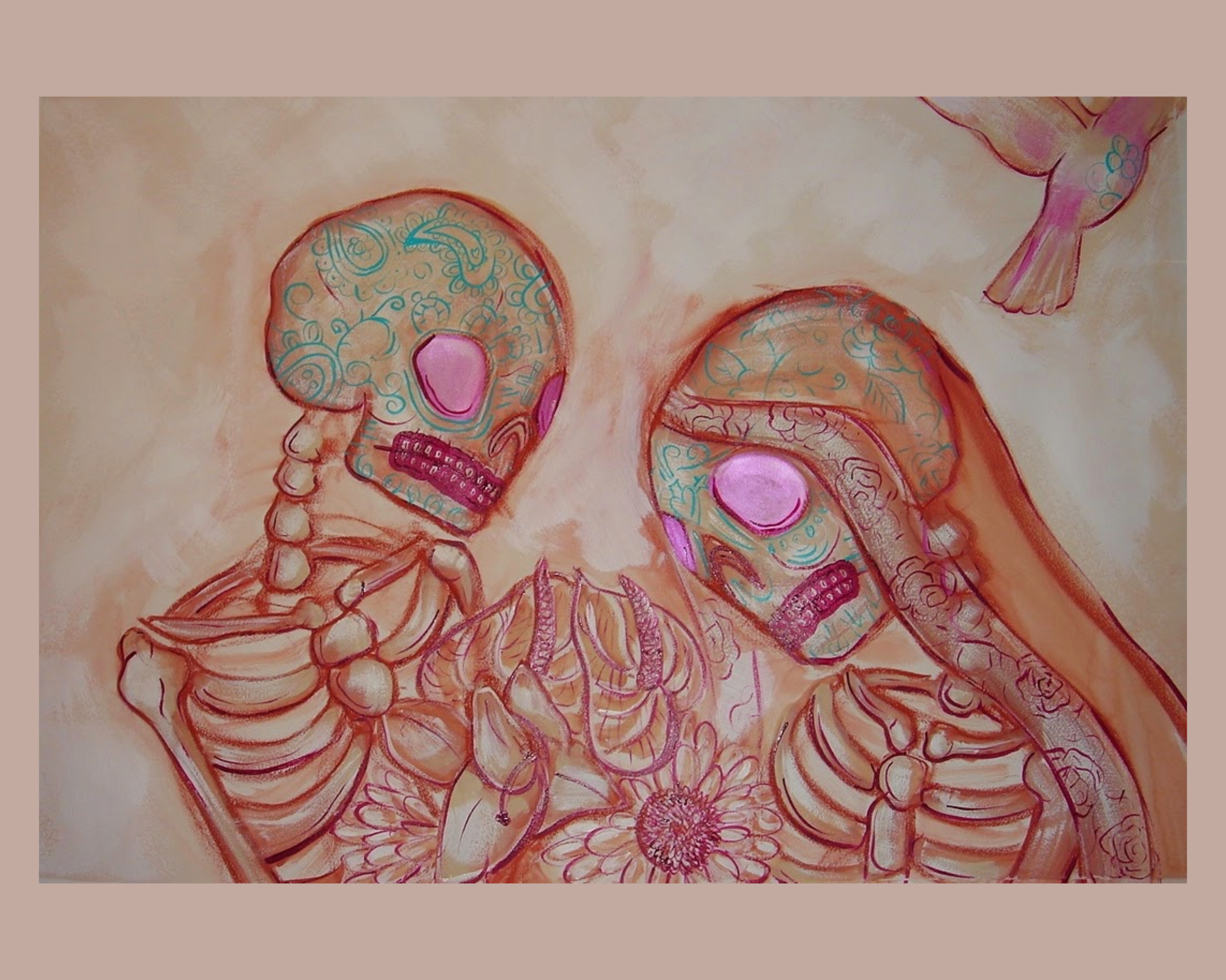 "Calavera Wedding" 8x10 Fine Art Print