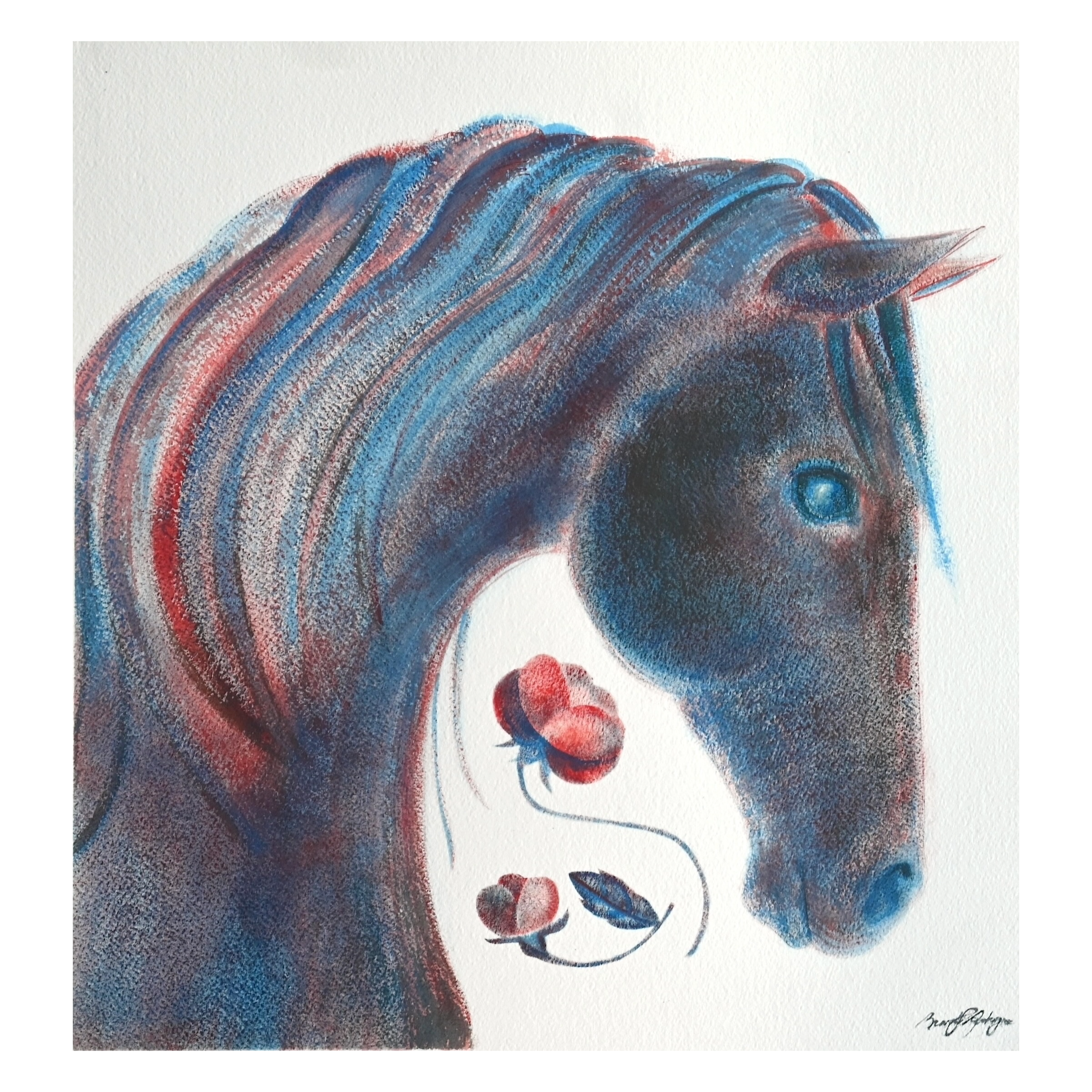 Wild Rose 8x8 Fine Art Print