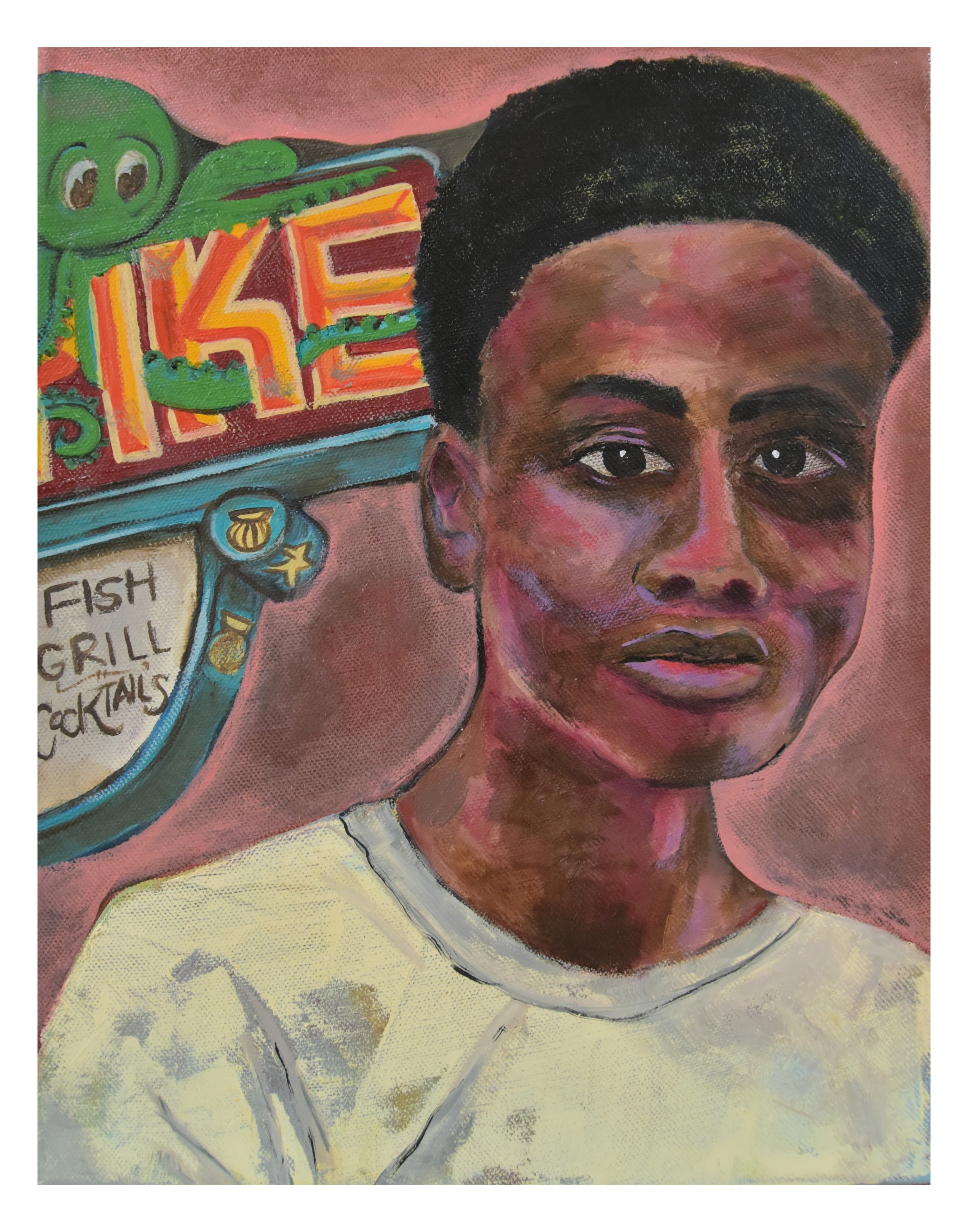 "Saka at the Pike" Fine Art Print