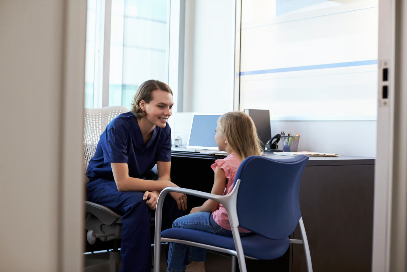 Kid in nurse's office.