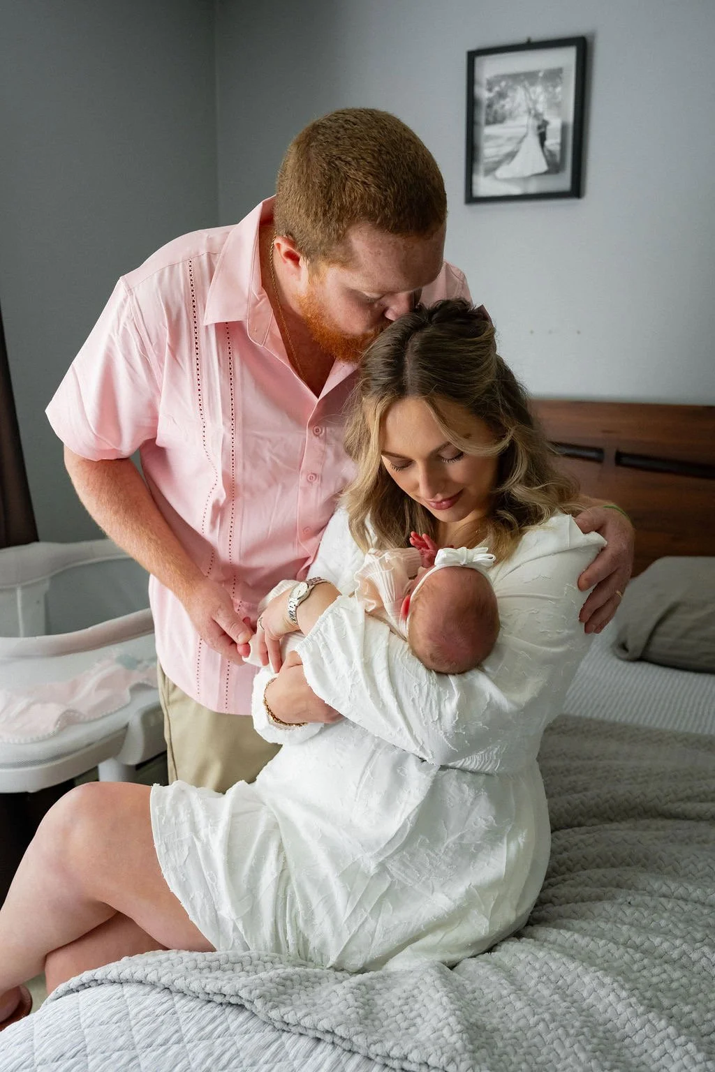 Casey with her family.