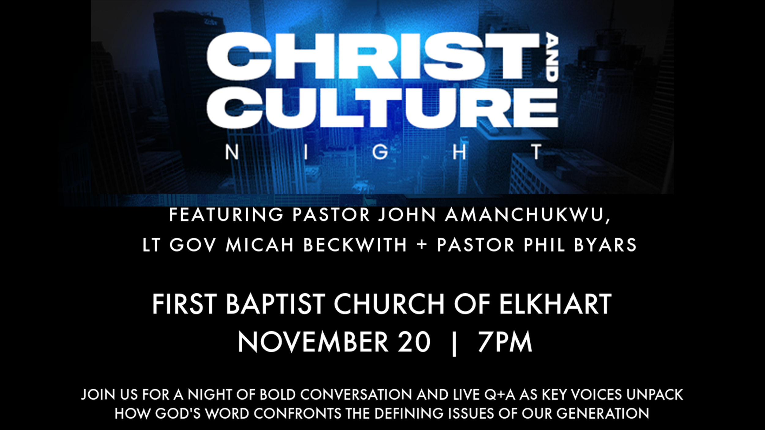 TPUSA Faith: Christ and Culture Night