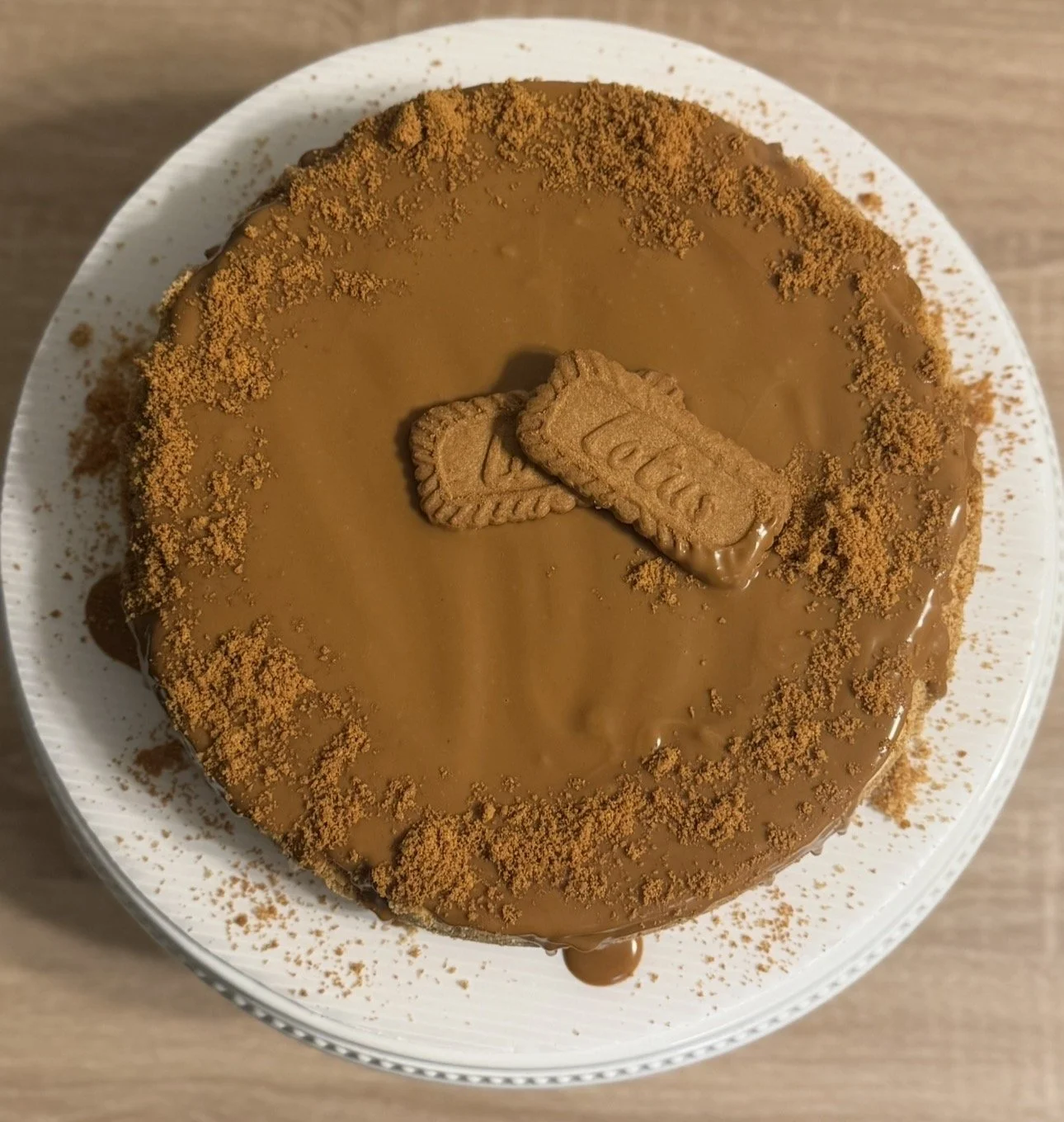 Biscoff Cookie Butter Cheesecake