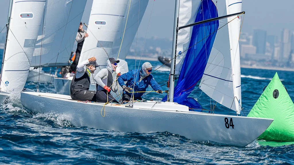 Raygun Wins Midwinters West&nbsp;as 50 Etchells Face Full Range of San Diego Conditions