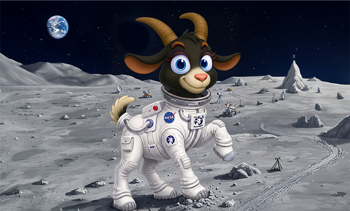 One Small Step for Man, One Giant Leap for Capra Hircinus
