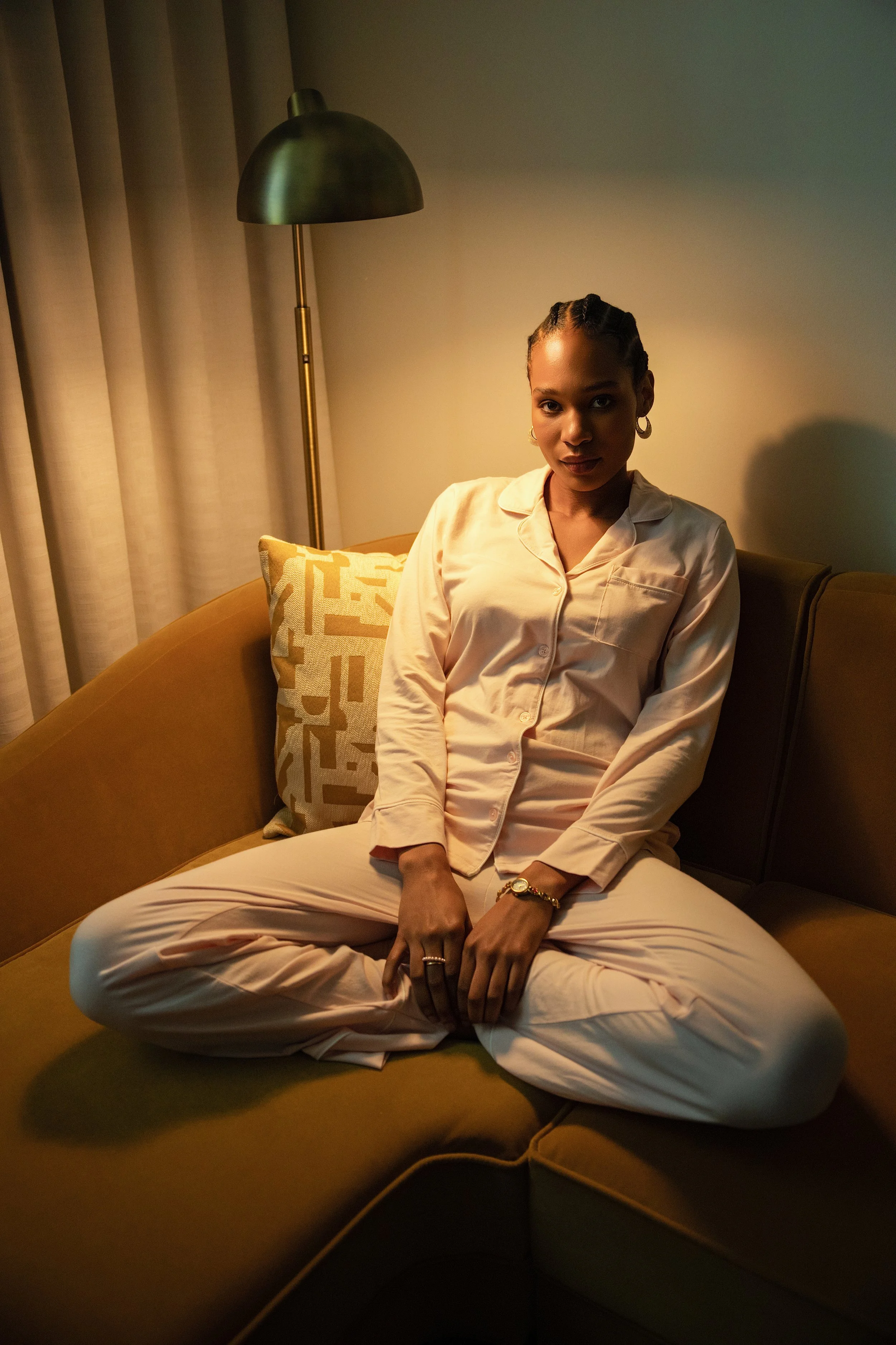 Kayla Relaxing_Dearborn Inn.jpg