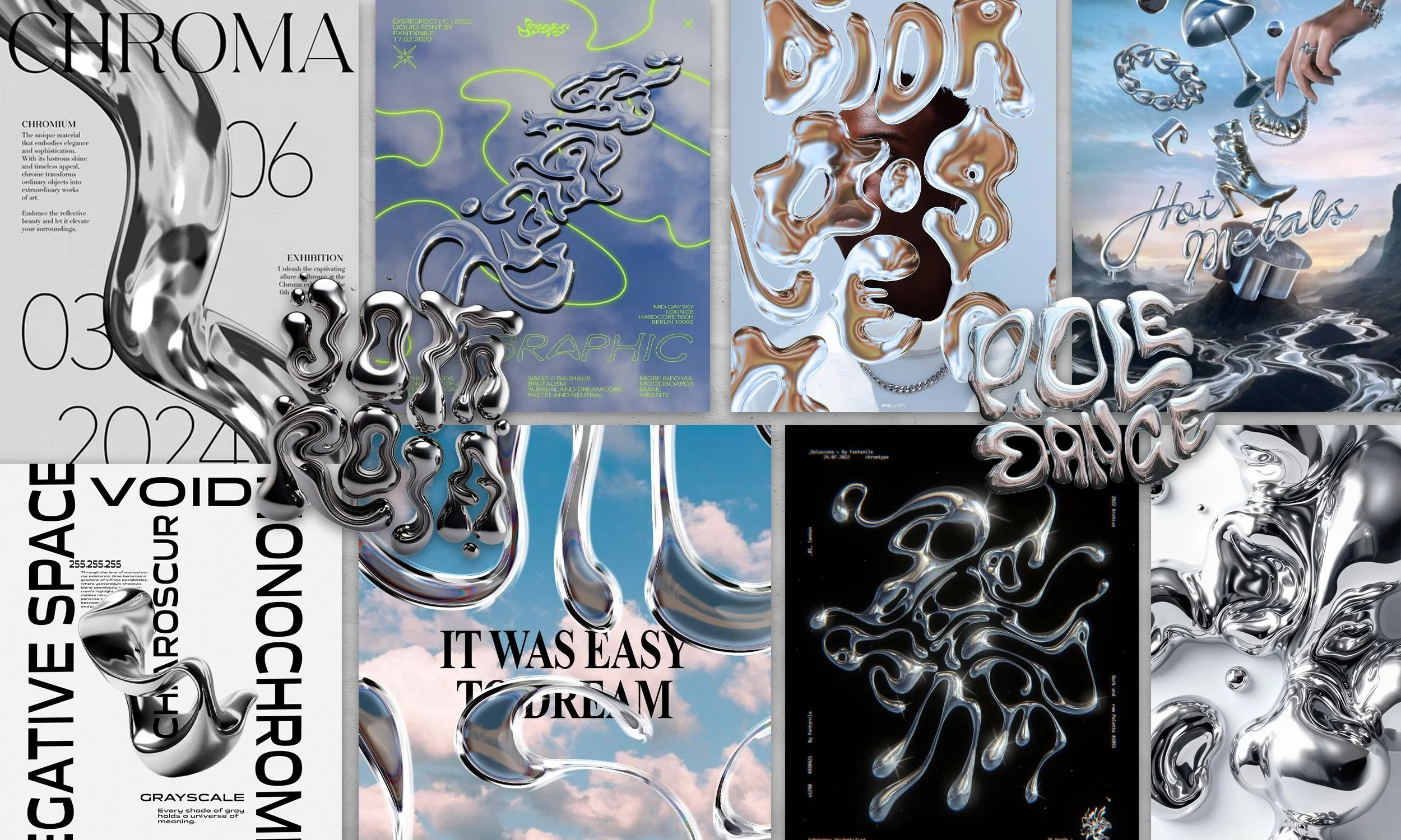 Liquid &amp; Chrome fluide : le design qui coule et brille