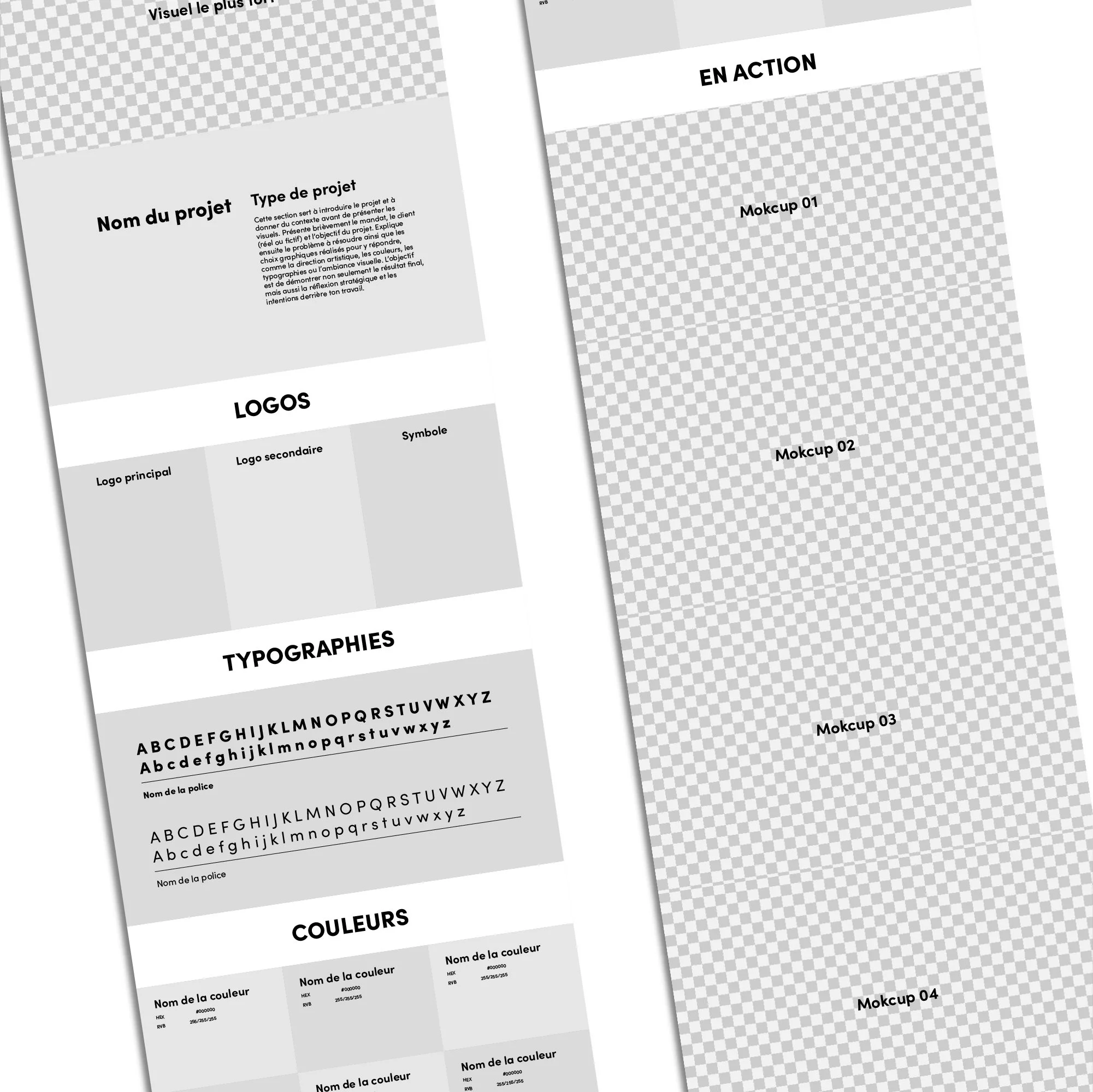 Template Projet Behance