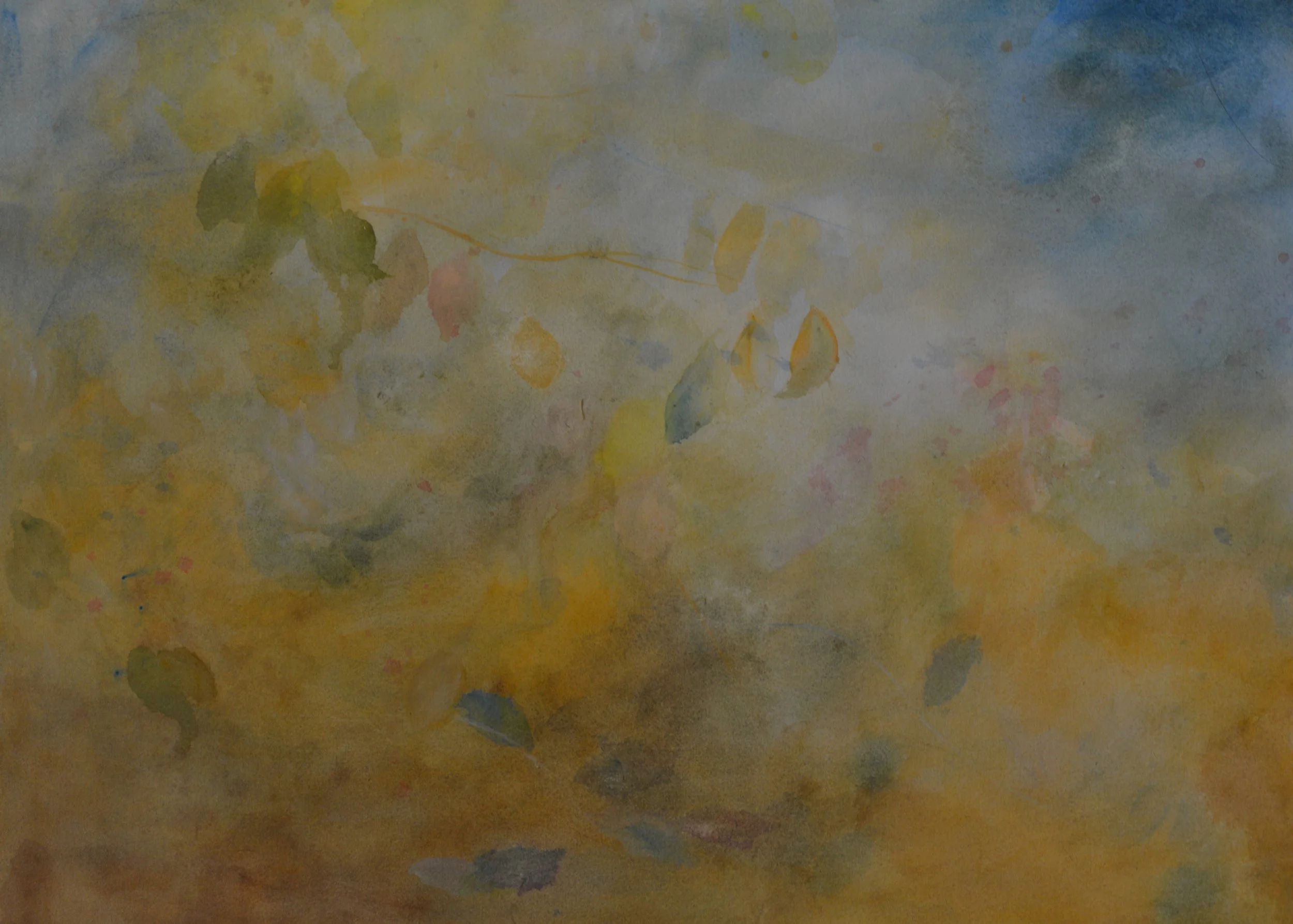 Dreamland No. 3: to travel, watercolor on paper, 2025