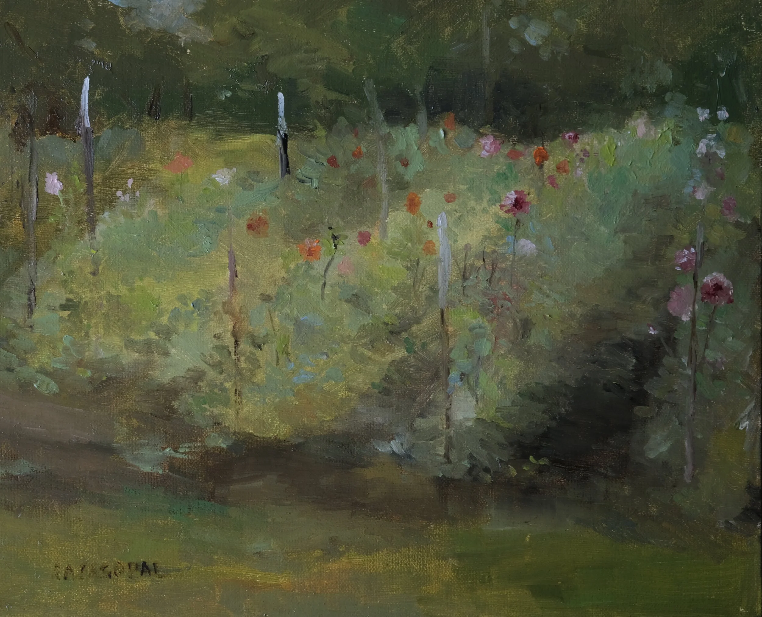 Summer Garden, 2024
Oil on linen panel, 8 × 10 in
$425
