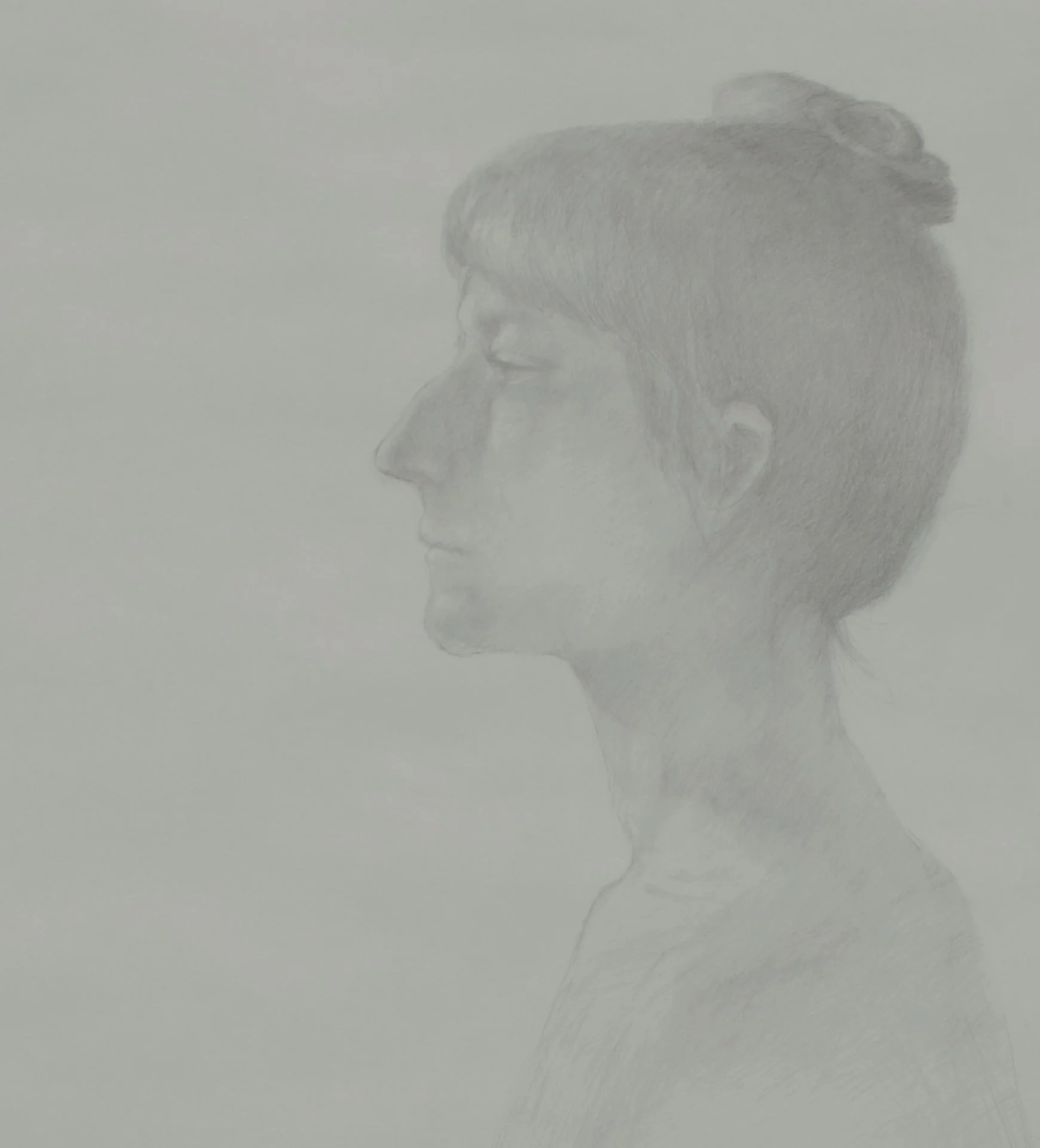 Portrait of Ash, graphite on paper, 2025