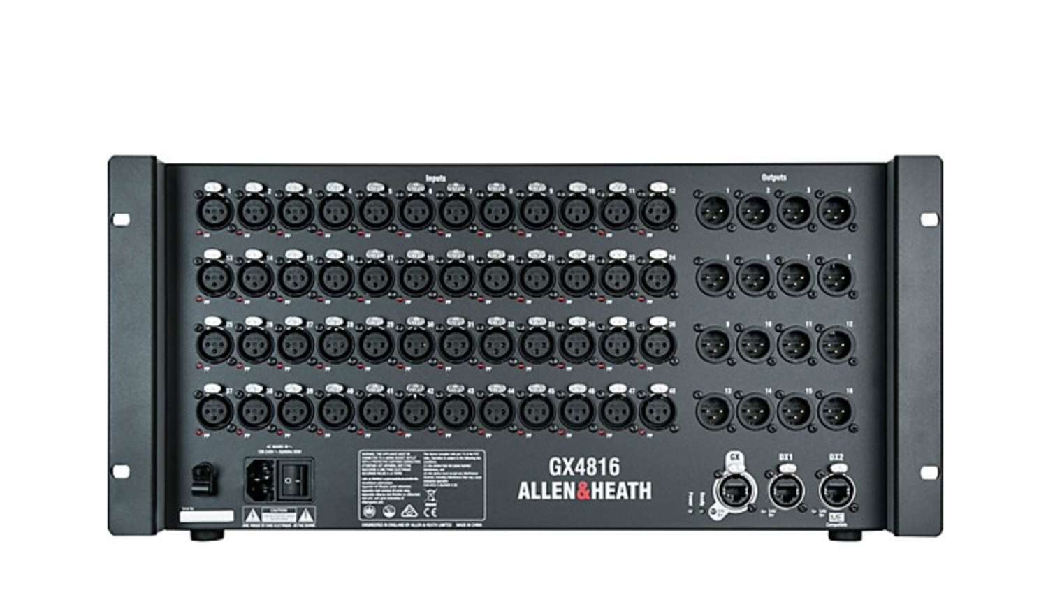 Allen & Heath GX4816 48x16 Expander Audio Rack for SQ and dLive