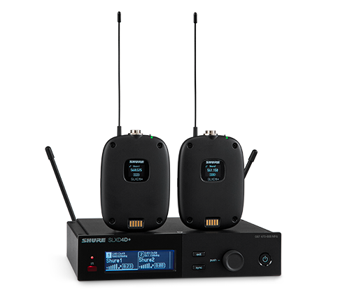 Shure SLXD14DPLUS-G57 Dual Bodypack system