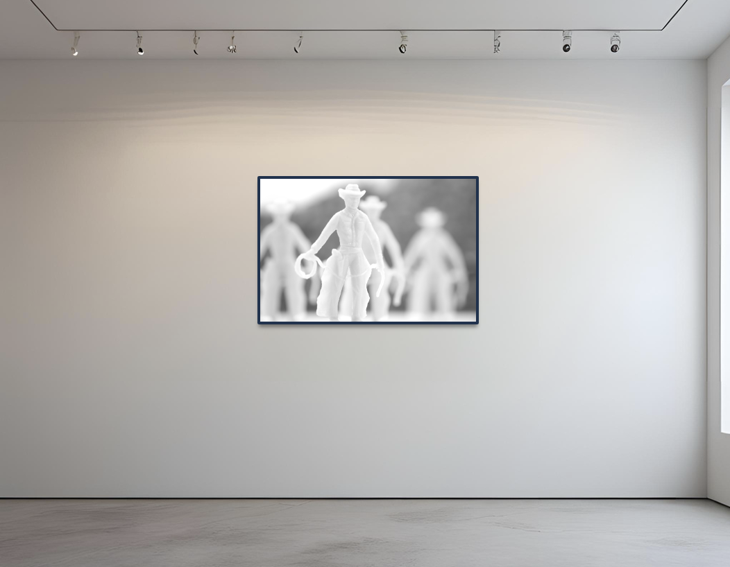 Group of cowboys with their lassos.