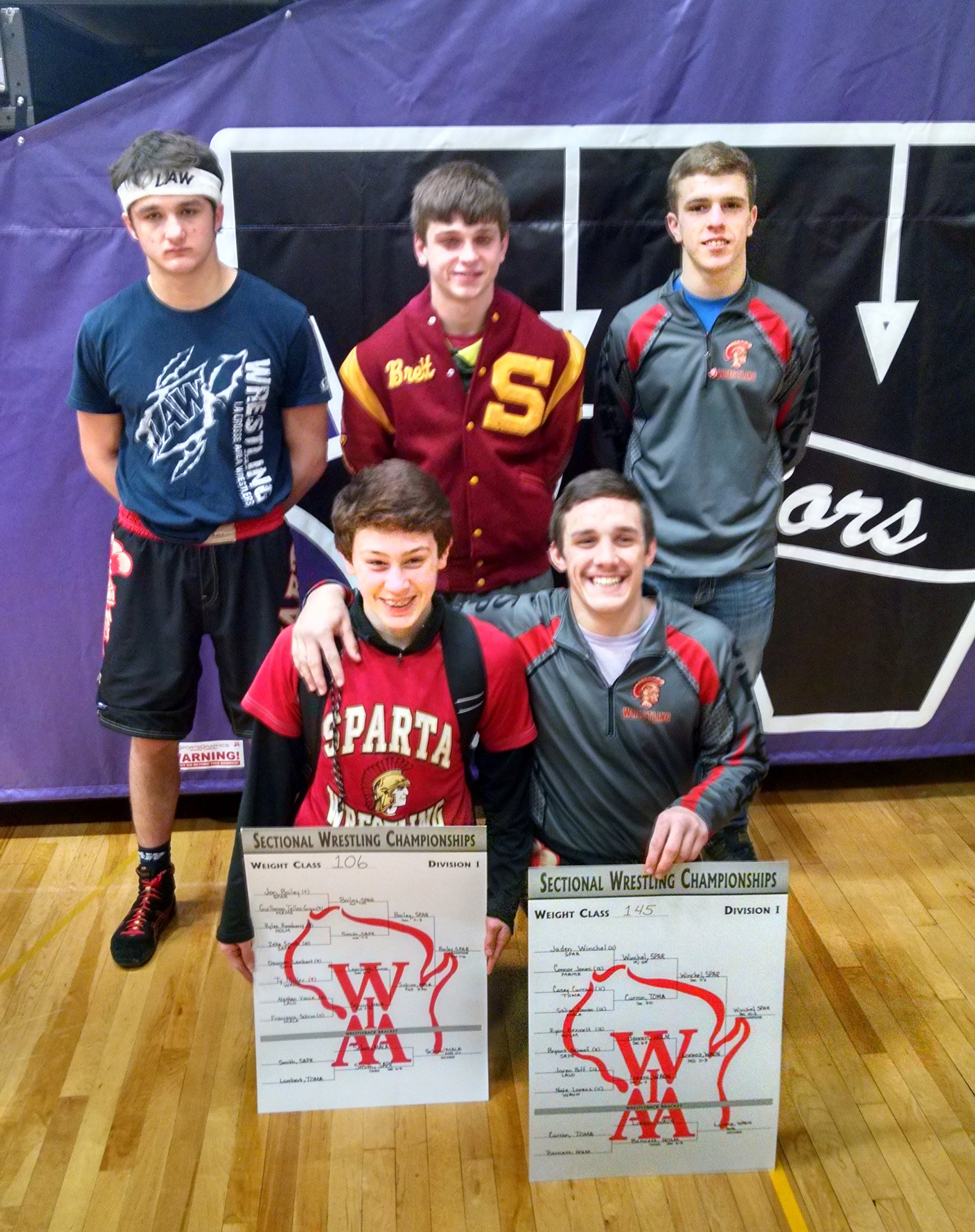 Spartans sending FIVE to state tournament