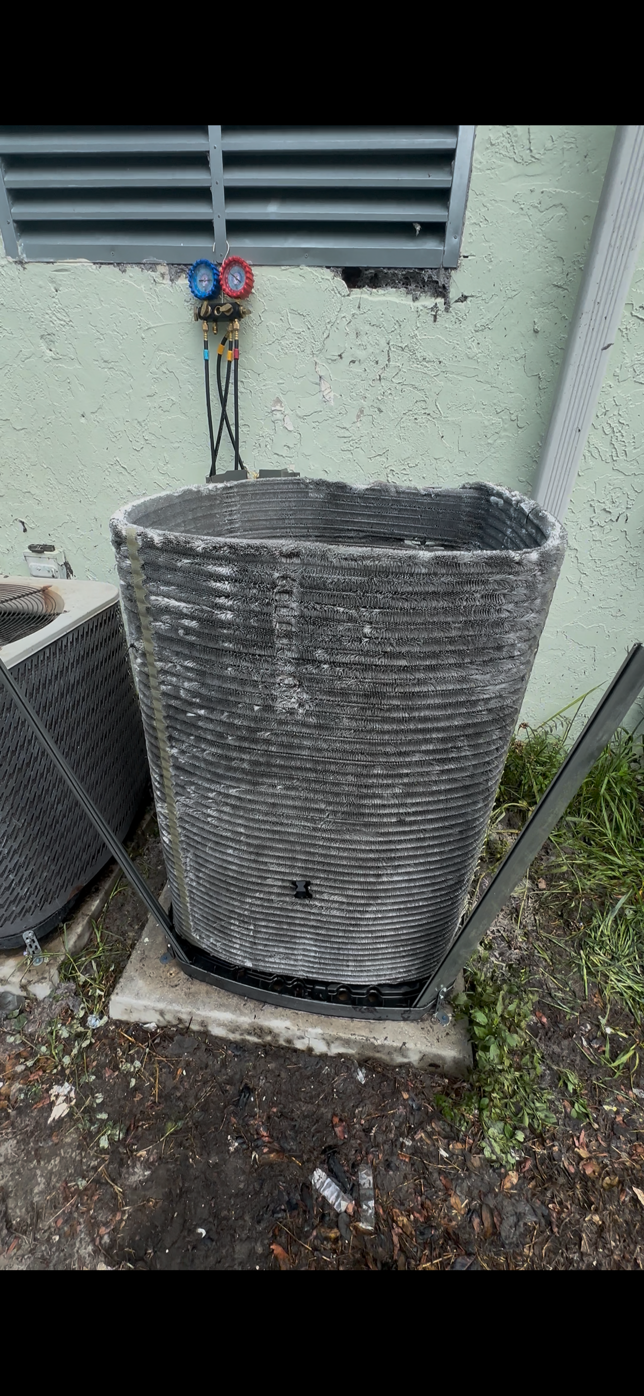 Cleaned AC coil