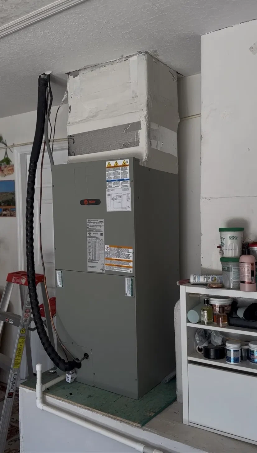 Air handler replacement, Trane unit