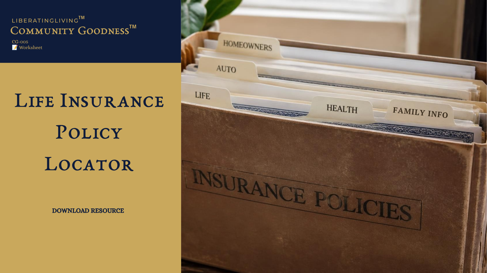 CG-005: Life Insurance Policy Locator