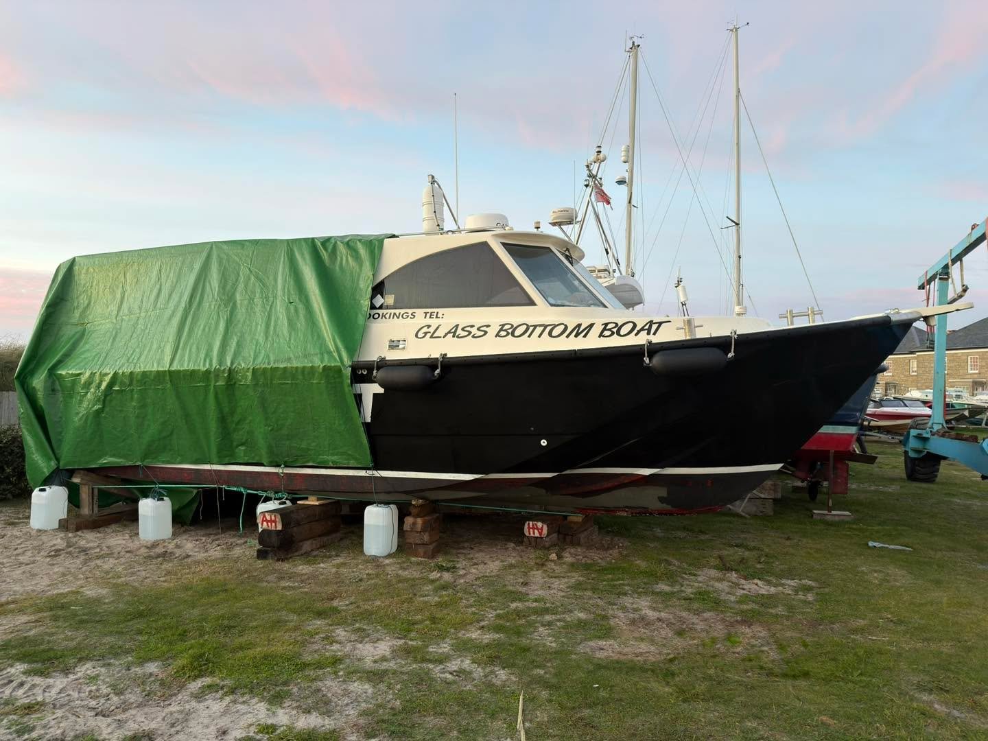 Safely tucked up for the winter and protected from the worst of the elements! #boatlife #boat