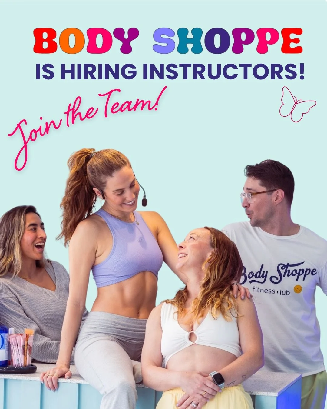 We&rsquo;re hiring instructors to join the Body Shoppe fam!! 🦋⚡️🦋

And group auditions will happen on 5/31 from 1:45pm-3:00pm.

Send us an email at smile@bodyshoppenola.com with your resume and cover and let us know why you want to join the instruc