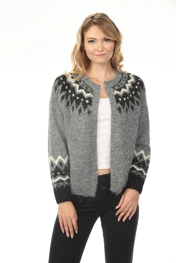 Astrid Nordic Knit Cardigan