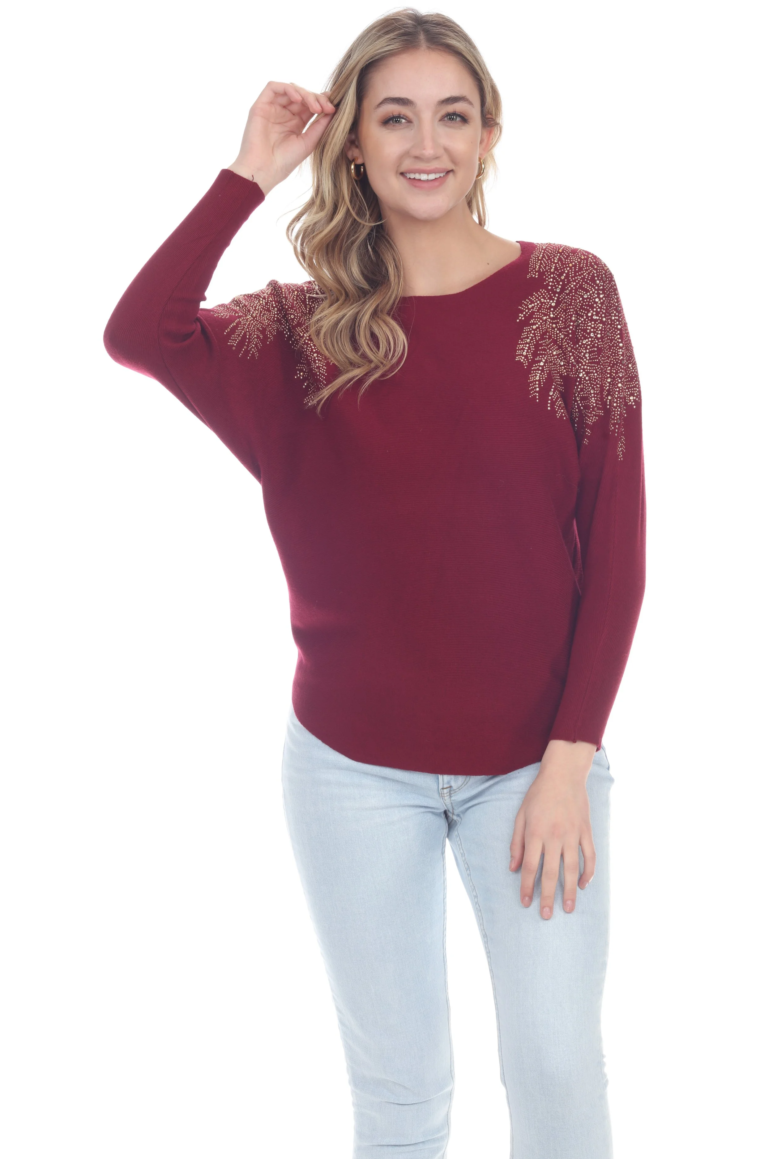 Embercrest Embellished Sweater