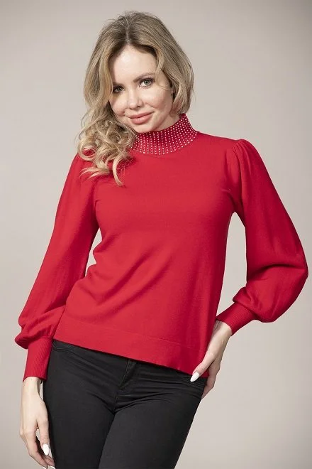 Crimson Aura Sweater