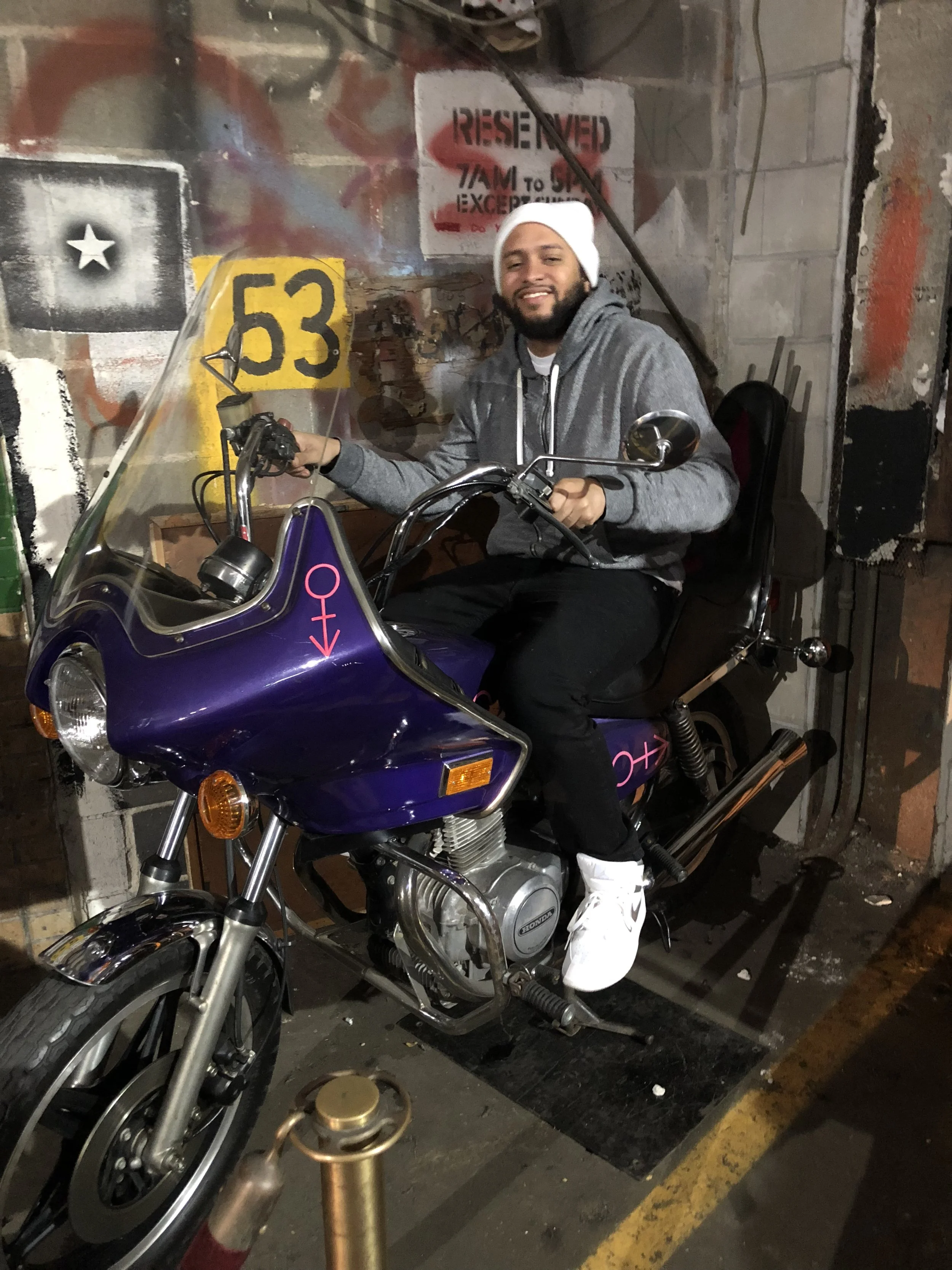 Prince's motorcycle from Purple Rain