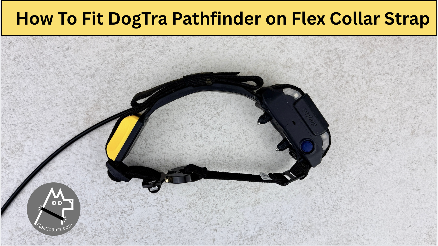 How To Fit DogTra Pathfinder or Similar E-collar