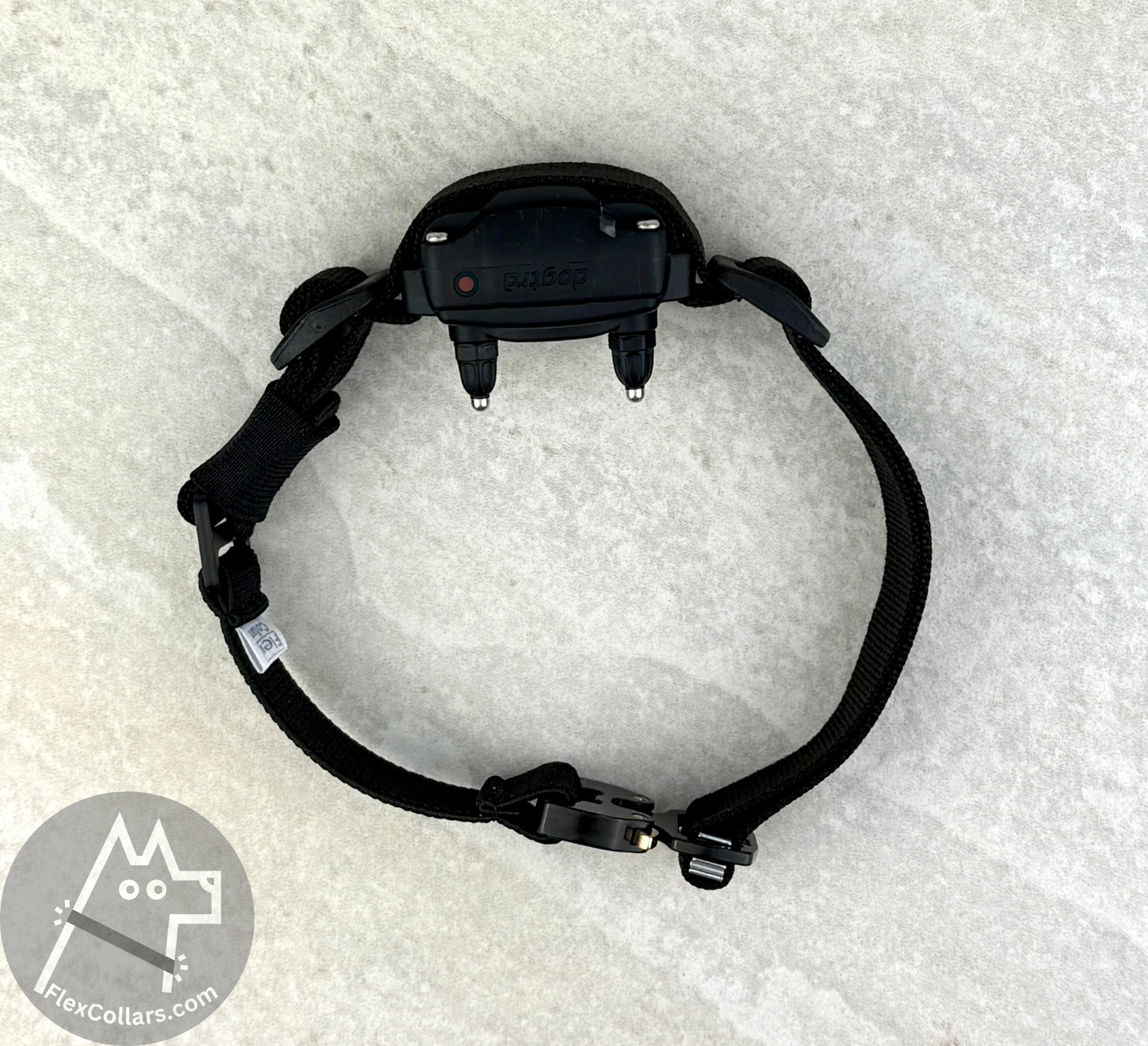 Tactical Bungee E-collar Straps. Military-grade materials, AustriAlpin Quick Release Cobra Buckle. Elastic element for comfort. Colour Black