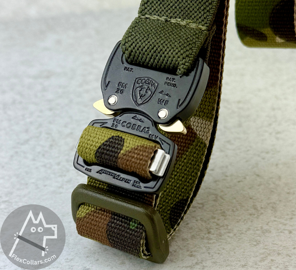 FlexCollar in Green Camouflage