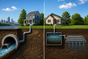 Public Water &amp; Sewer vs. Private Well &amp; Septic: What Homebuyers Should Know