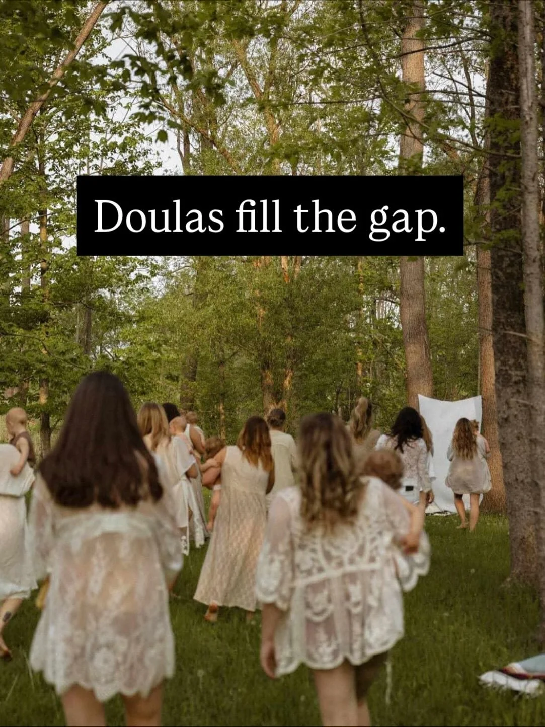 In a perfect world, I wouldn&rsquo;t be able to find work as a doula. You&rsquo;d be so surrounded and supported that you wouldn&rsquo;t need me. 
But we don&rsquo;t live in a perfect world: we live in a society of isolation. Mothers are sent home wi