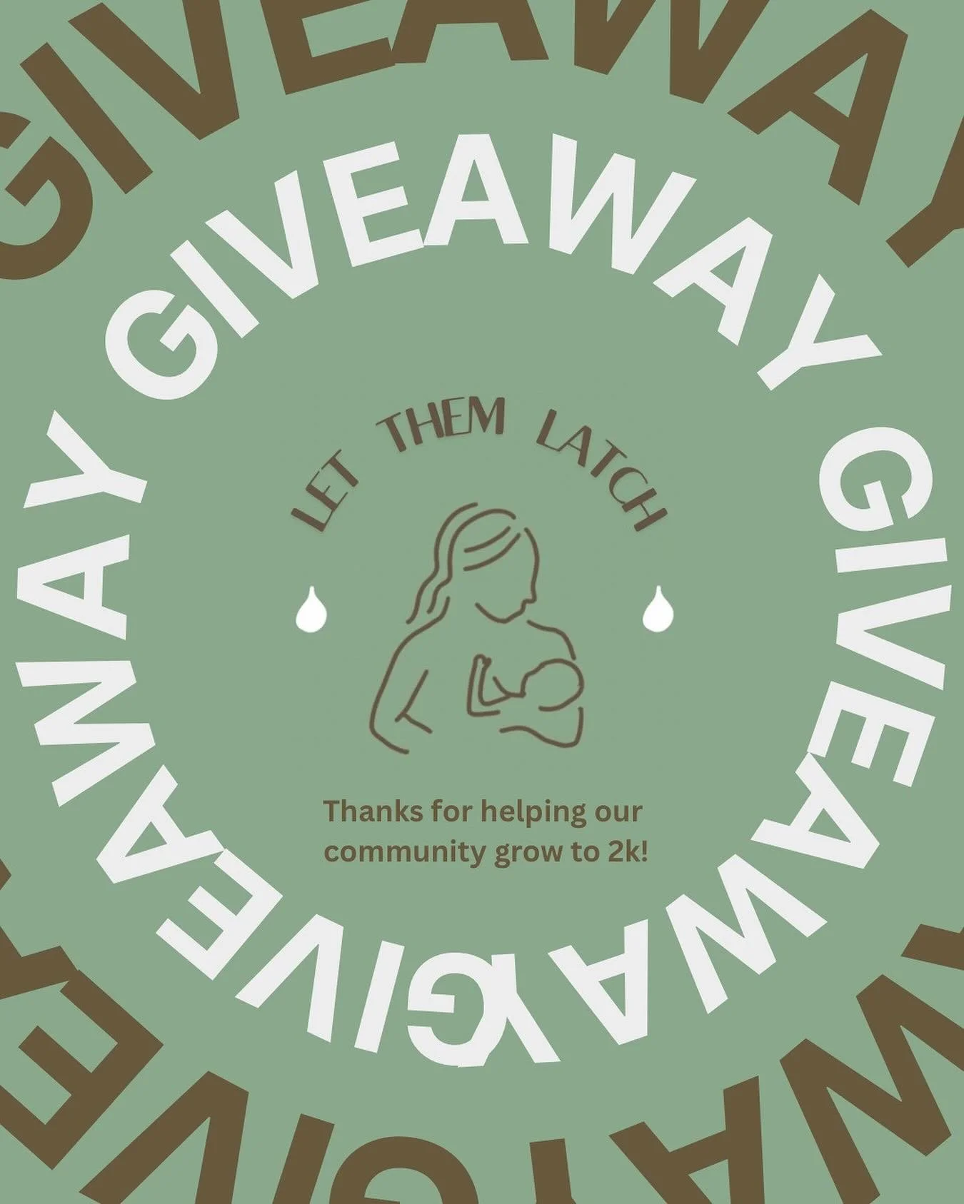 📣 GIVEAWAY 📣 
To thank you for being part of this community &amp; celebrate reaching 2K in our community, I&rsquo;m giving away a $75 gift card (of your choice!). 
Because every mama could use a little treat. 😊
⠀⠀⠀⠀⠀⠀⠀⠀⠀
To enter, 
- make sure you