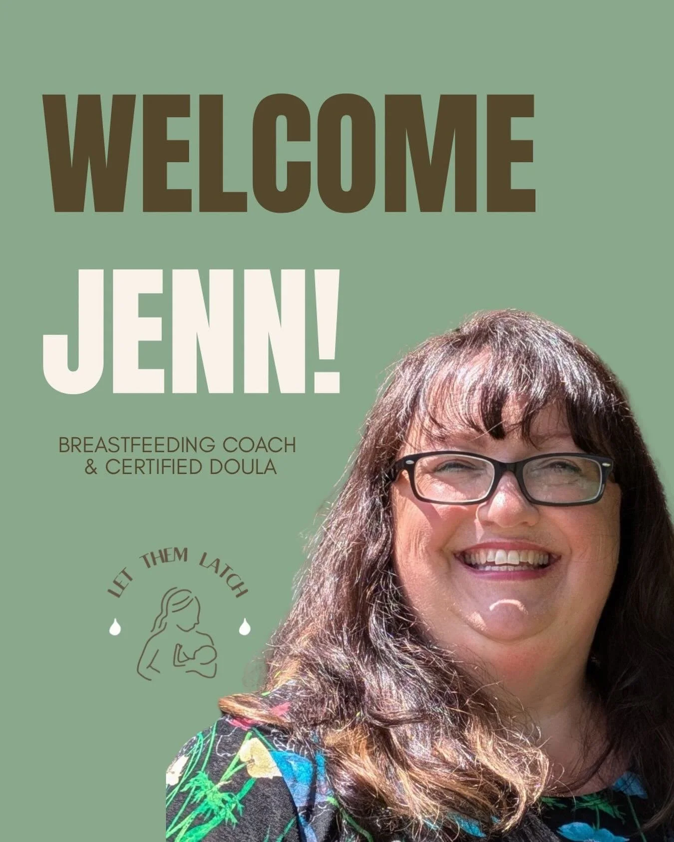 THE SECRET&rsquo;S OUT 📣
⠀⠀⠀⠀⠀⠀⠀⠀⠀
Let Them Latch has grown! Please welcome  JENN &mdash; our new breastfeeding coach. As one of the only services offering in-home breastfeeding support in Brantford, I quickly realized the need is greater than what 