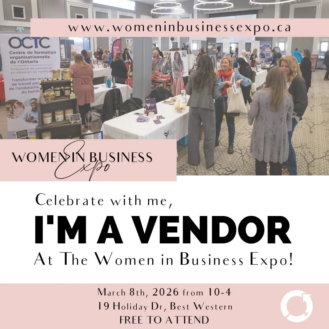 VENDOR SHOW// Excited to share that I will be attending the Women in Business Expo as a Trade Show Vendor!
 
Such an honour to be part of an incredible group of women entrepreneurs, professionals, organizations, and community leaders.
 
Come visit, c