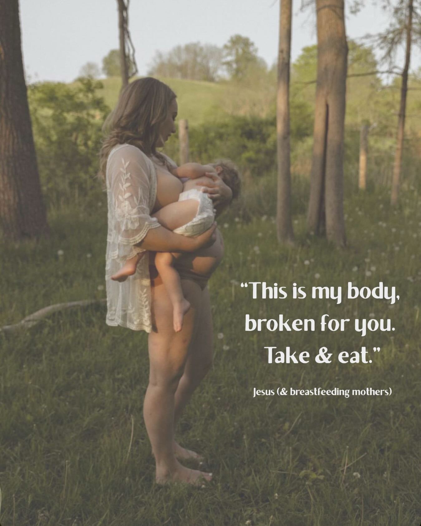 The first Easter sermon was preached by women. 
He chose the women who reveal that all their religion and tradition had gotten it wrong. 
⠀⠀⠀⠀⠀⠀⠀⠀⠀
If you think about it, the design for the female body to carry and sustain life echoes the gospel over