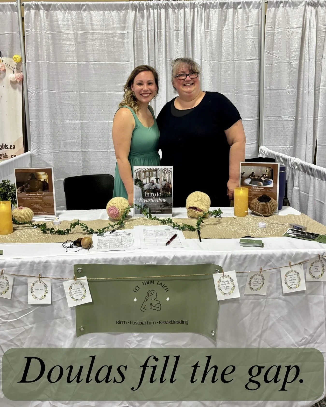 Just a little note of gratitude for the @letthemlatch team that&rsquo;s formed. (Can&rsquo;t wait to introduce you to the new members soon!) 

Today @jenniedoulaservices and I chatted with hundreds of expecting mamas at @bumpbabytoddler show. 

The o