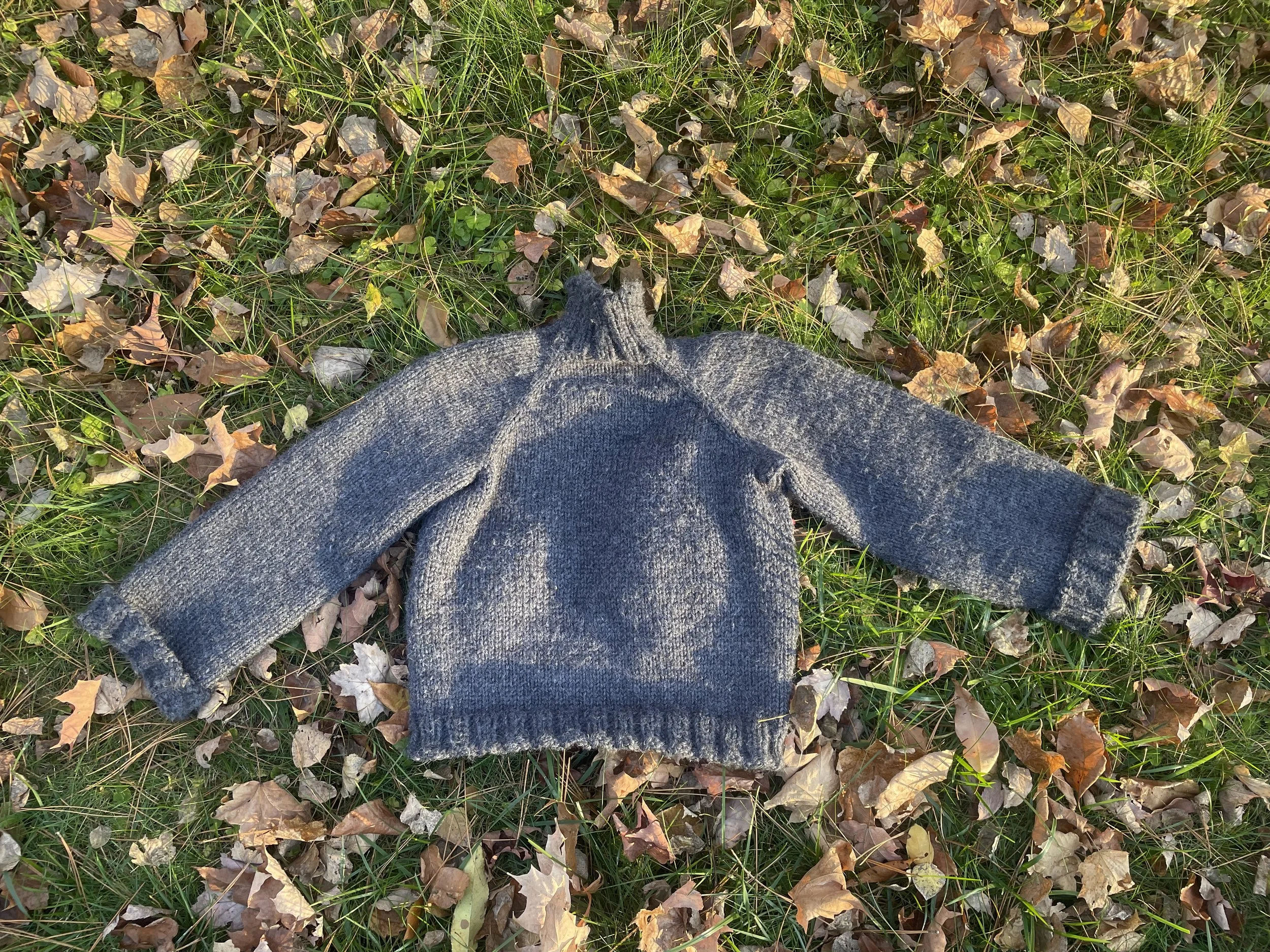 grey sweater