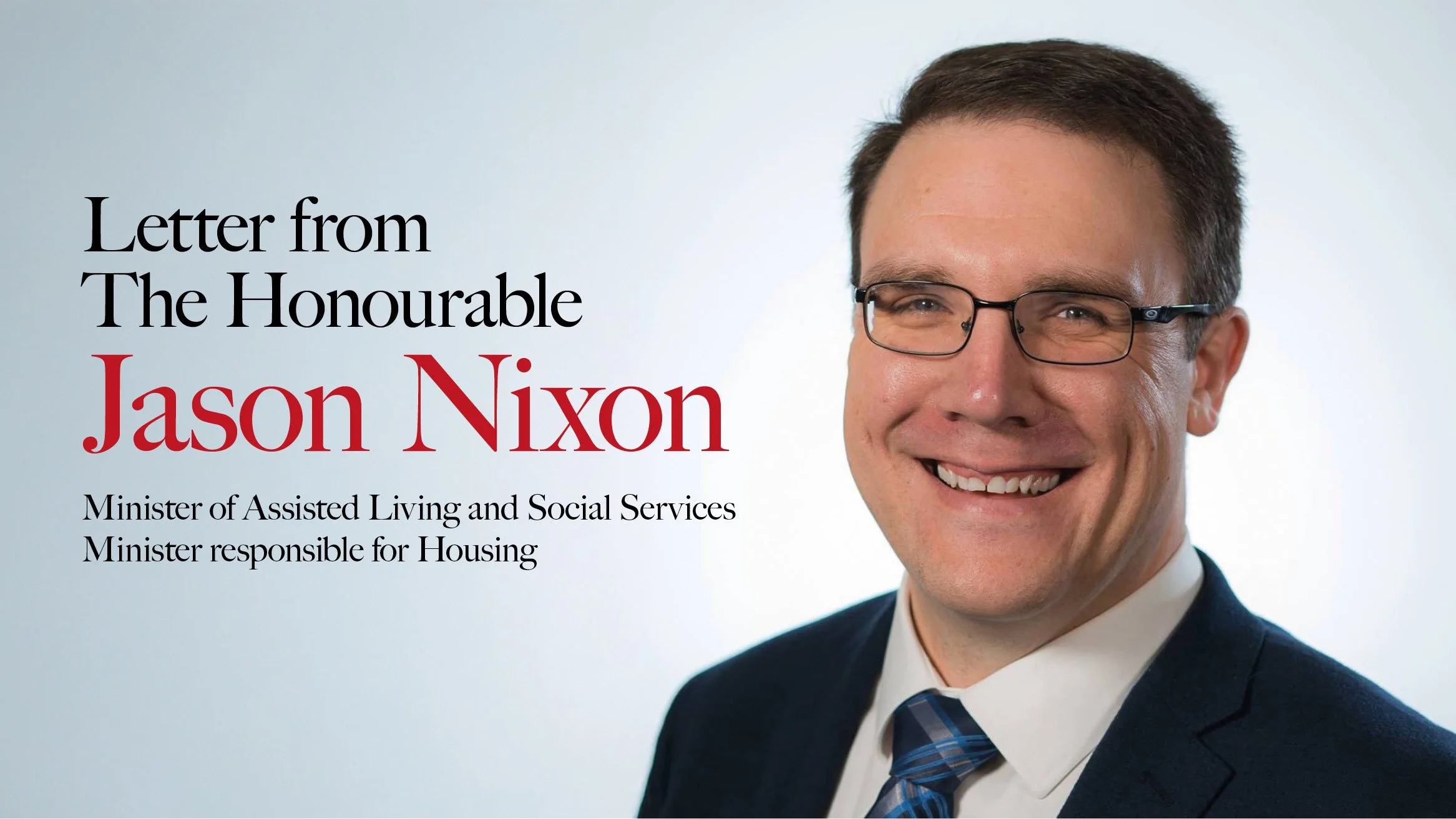 Letter from the Honourable Jason Nixon
