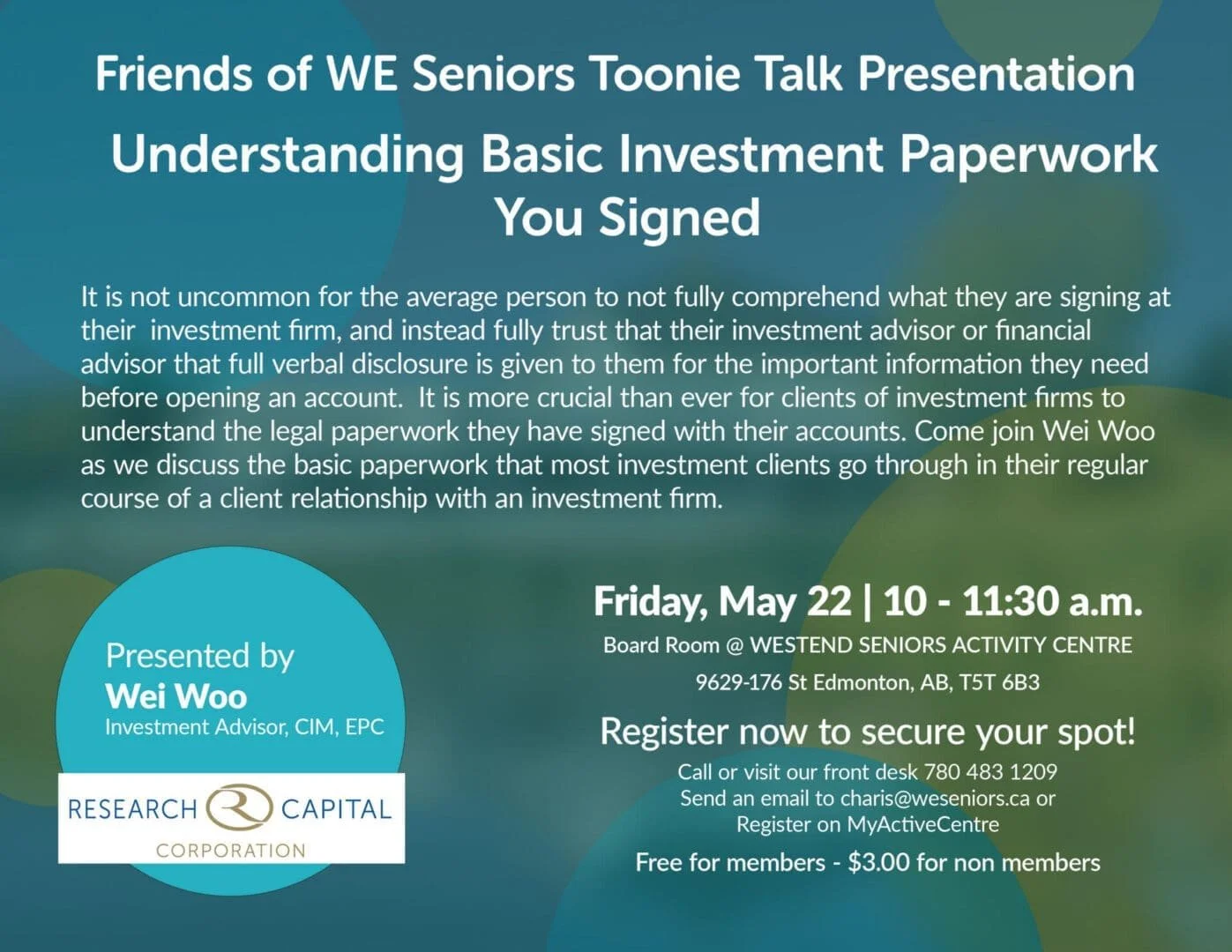 Toonie Talk - Wei Woo: Understanding Basic Investment Paperwork You Signed