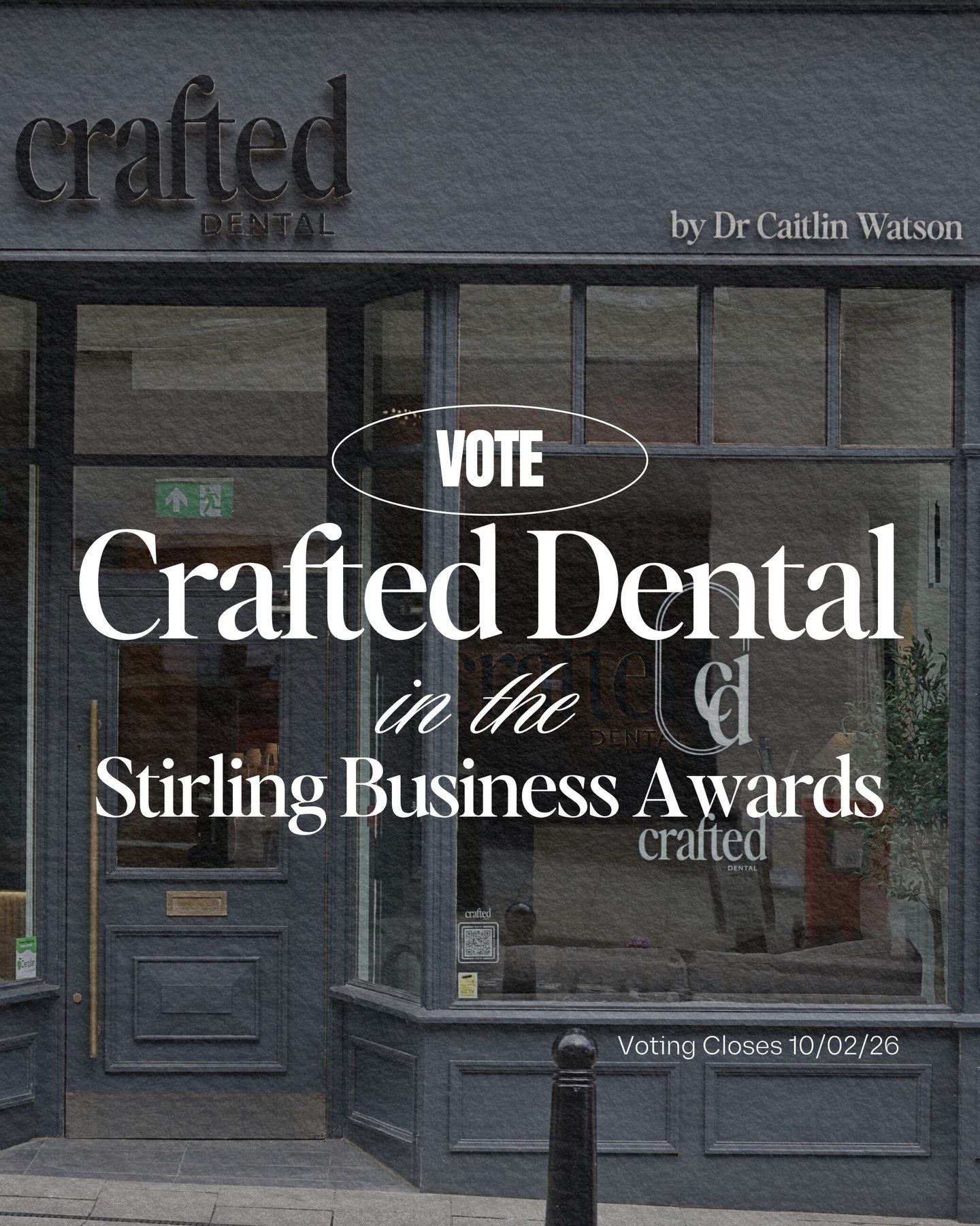 We&rsquo;ve been shortlisted for Service-Led Business at the Stirling Business Awards!

This one&rsquo;s all due to our patients &amp; community. So, if you&rsquo;ve loved your experience with us, we&rsquo;d be so grateful for your vote🤎

🔗Please v