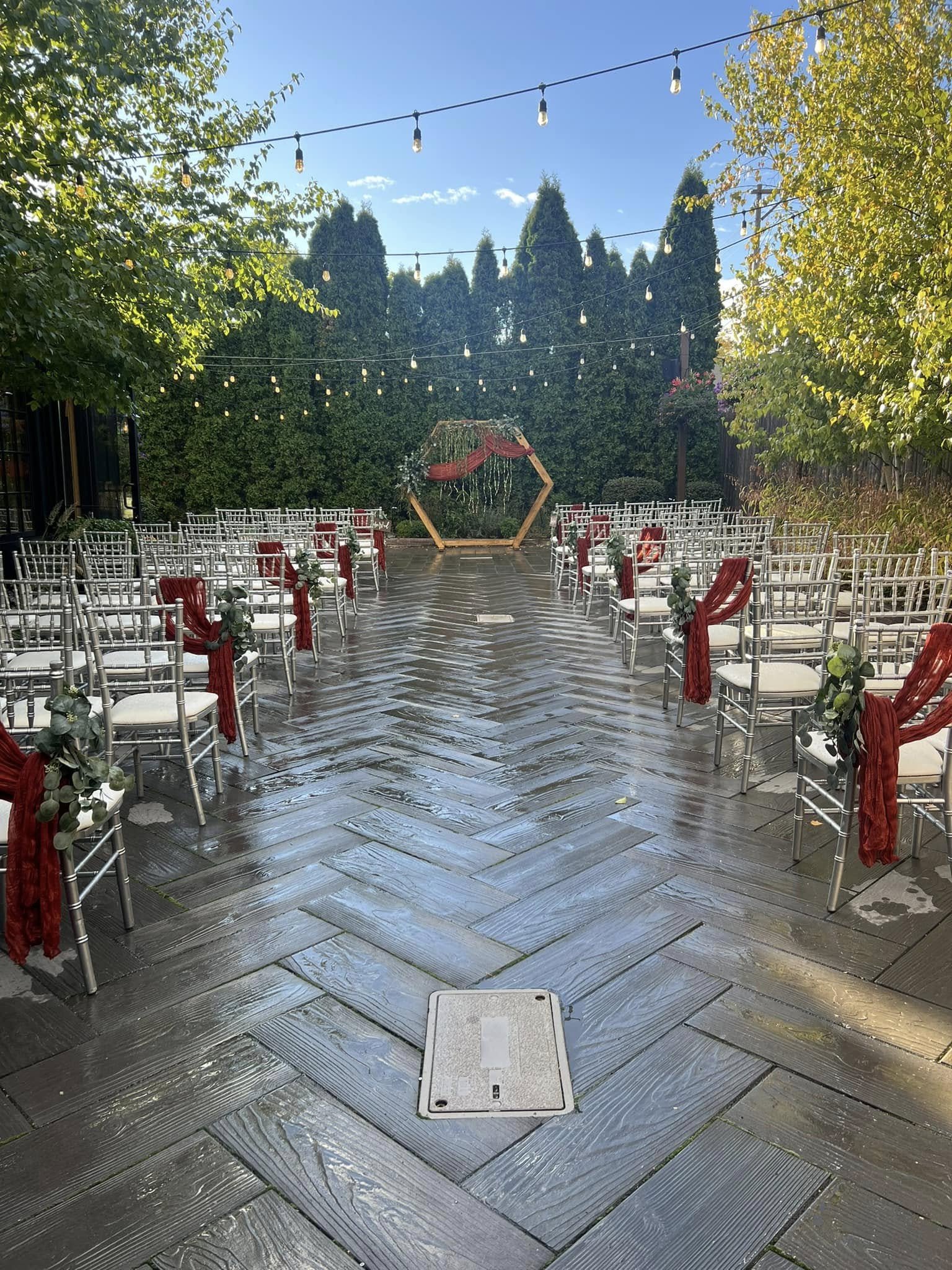 Wedding ceremony site