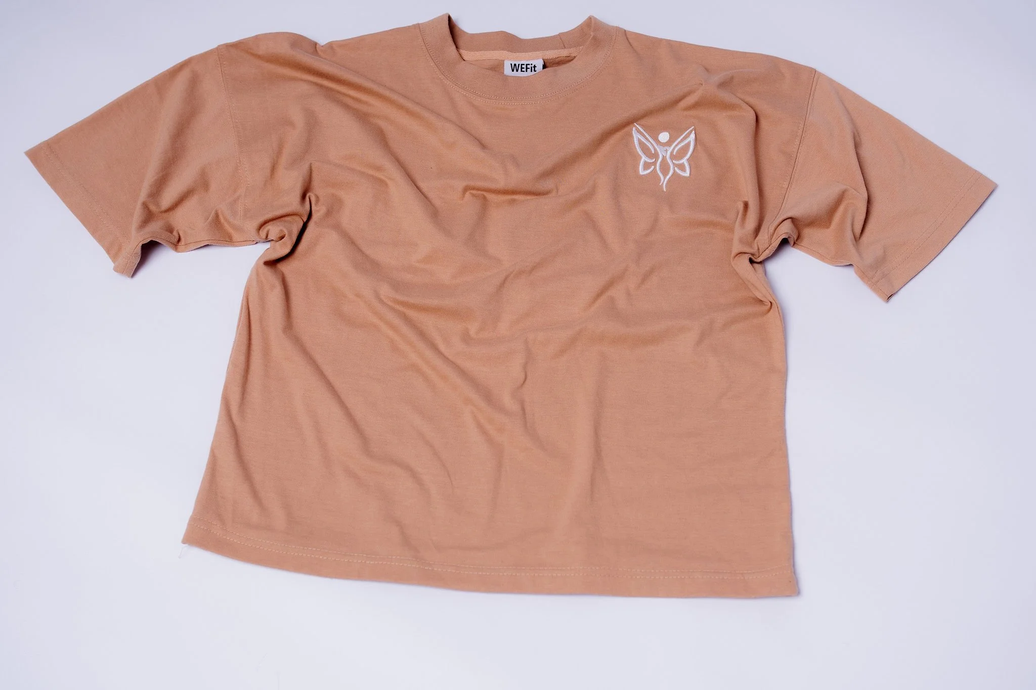 'Train With Purpose, Rise in Faith' Collection T-Shirt Beige