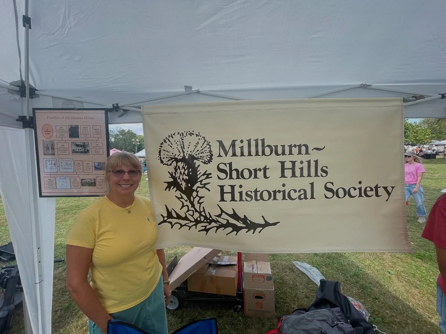 Great time at the Millburn Short Hill Historical Society tent at Rocktoberfest on Saturday. A shout out to our amazing interns - Ananya, Aditi, and Ashna - who spoke to all the passersby and totally rock on their knowledge of local history.