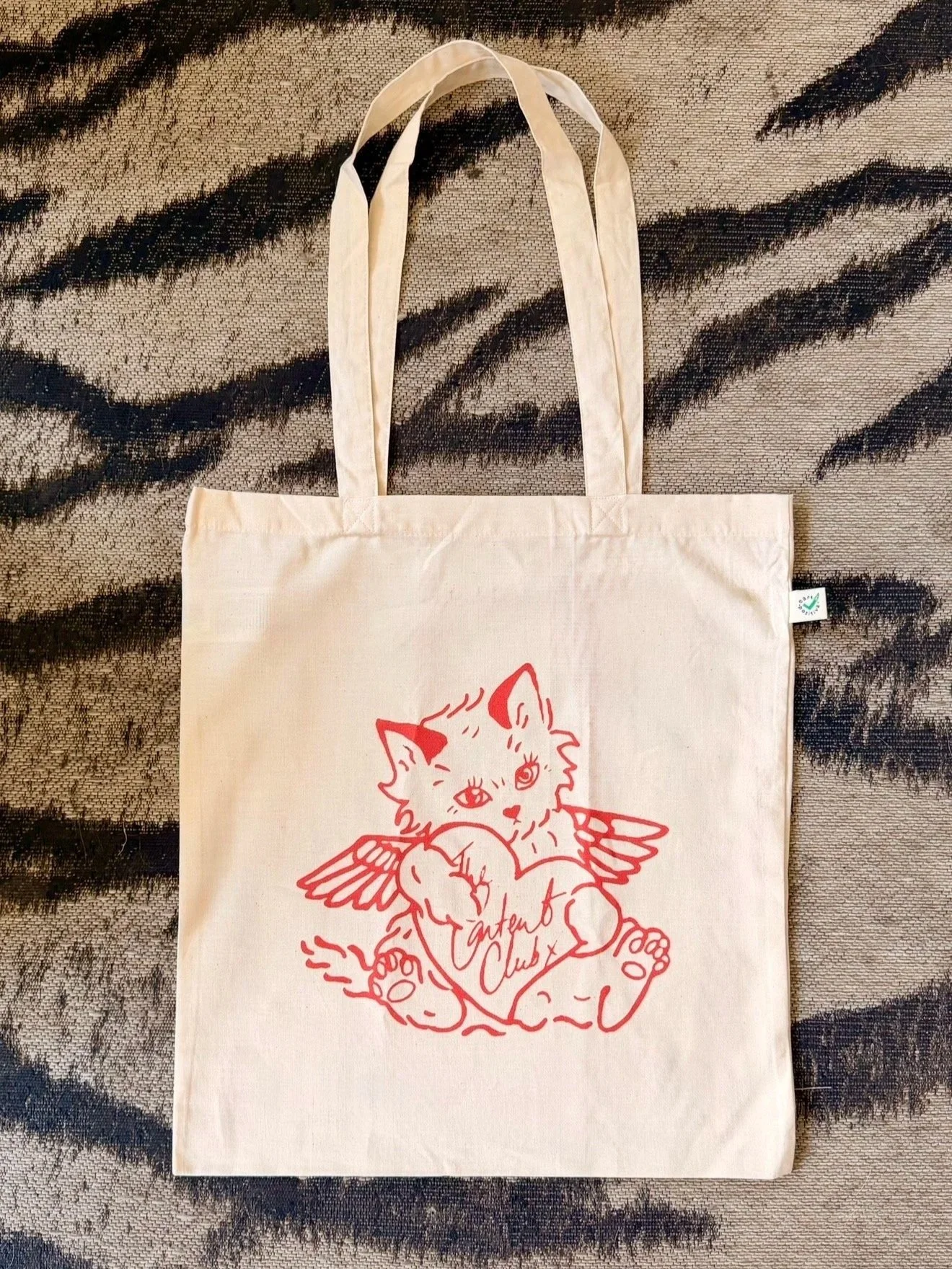 The Cat Angel Tote Bag