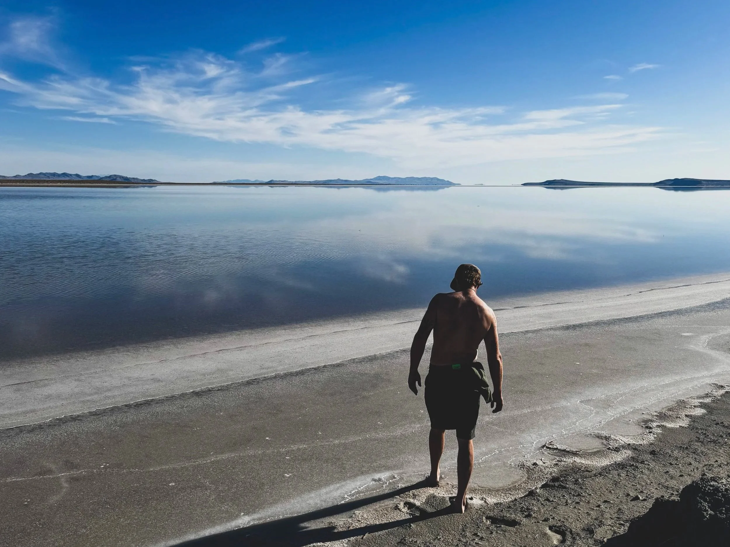 Solitude on the salt flats