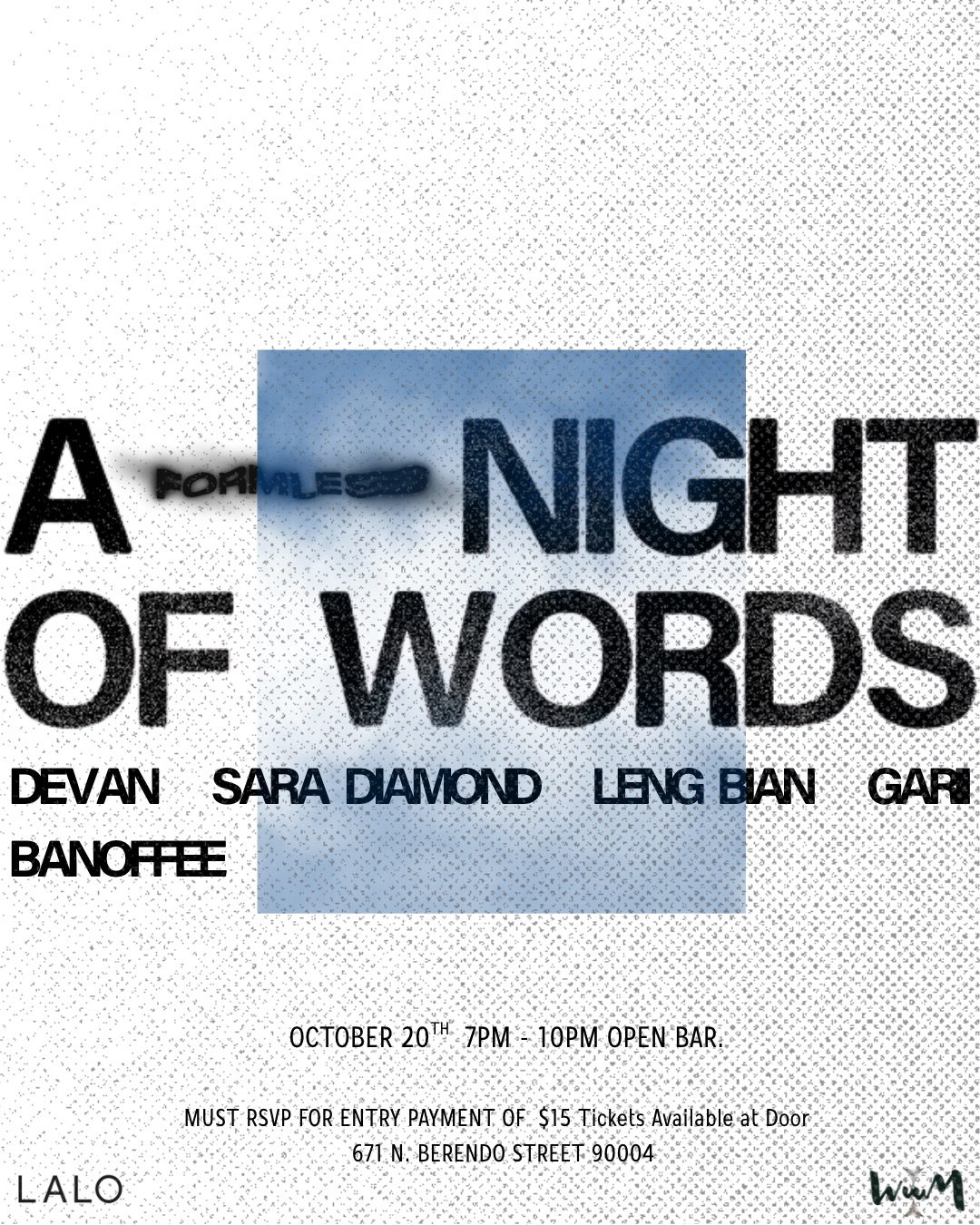 OCTOBER 20  JOIN US 